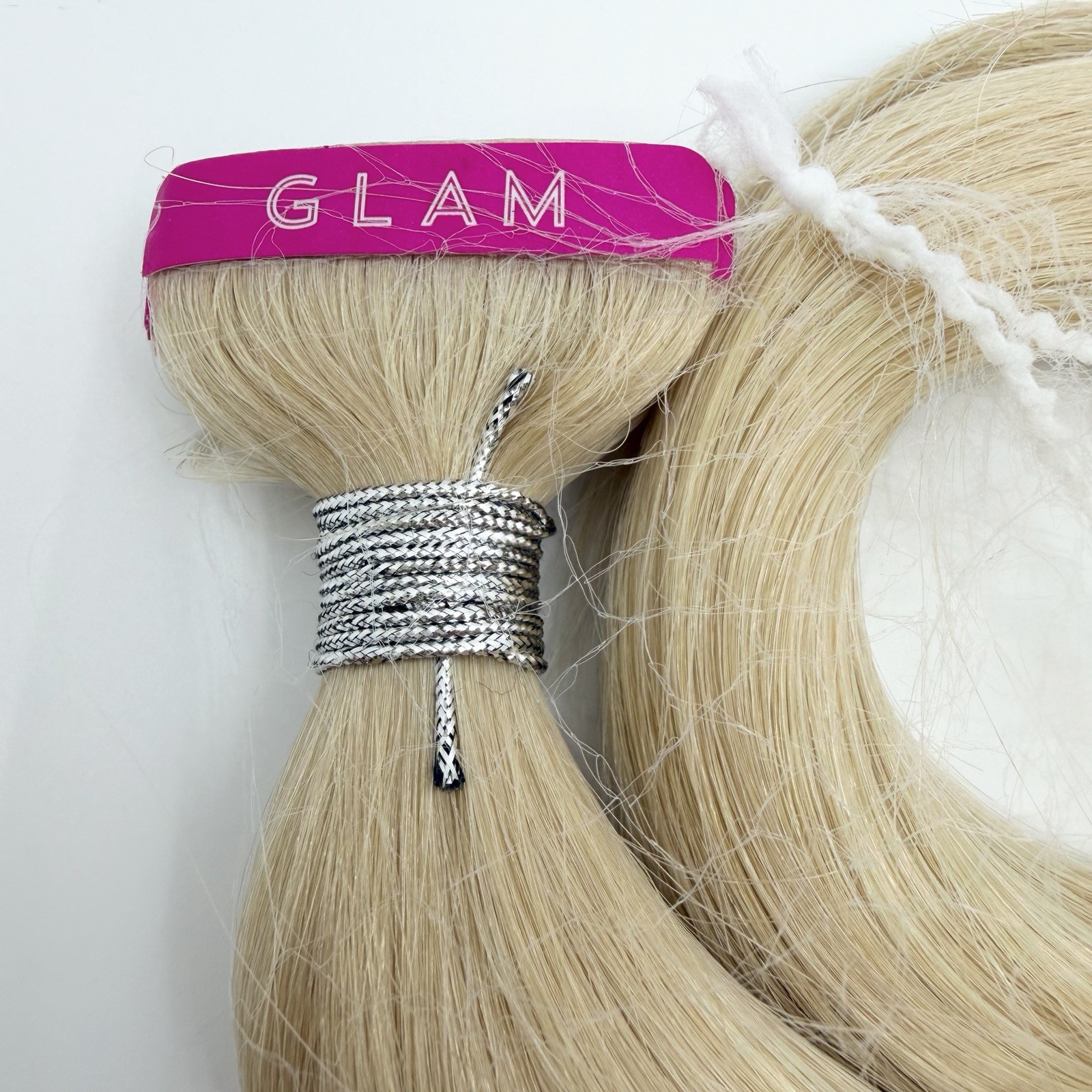 Glam Seamless 18” Tape In Hair Extension Platinum Blonde #1001 20 Pack NEW!