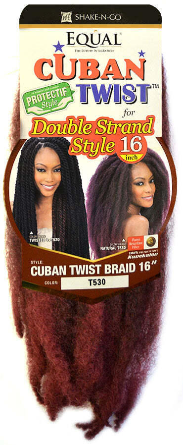 Freetress Equal Cuban Double Strand Style TWIST BRAID 12″-24″