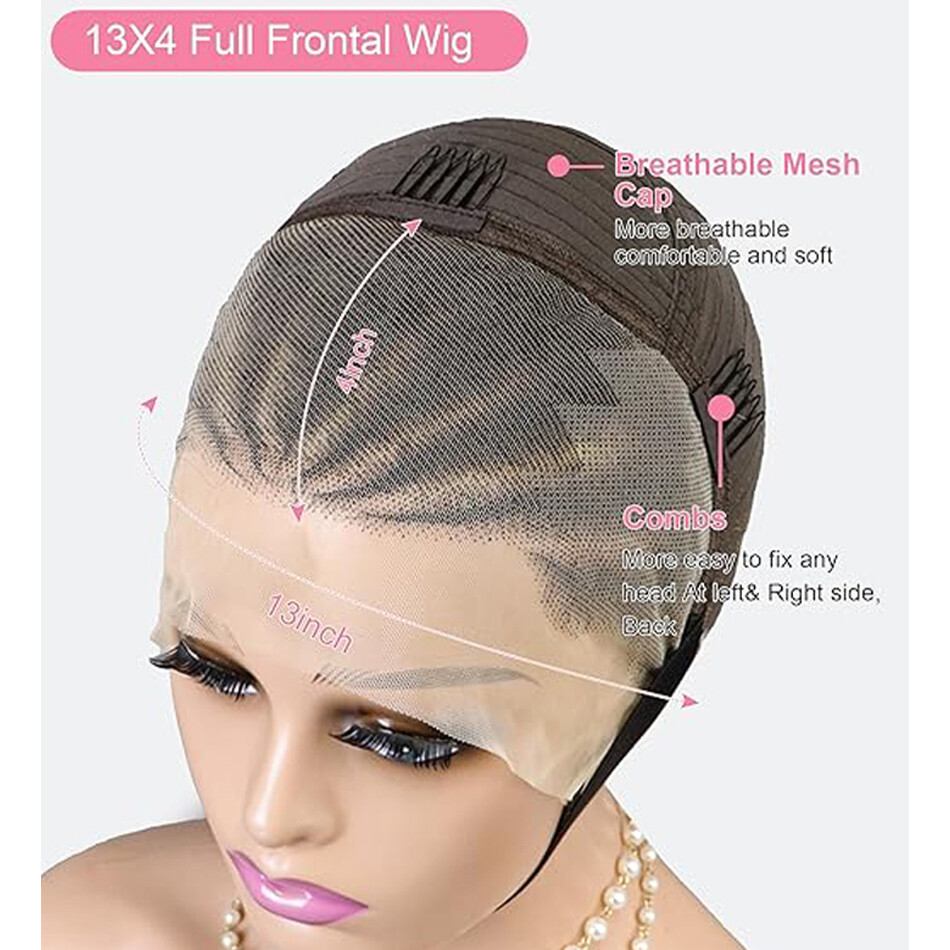 200% density 13×4 Lace Frontal Braided Afro Curly Human Hair Wigs for Women