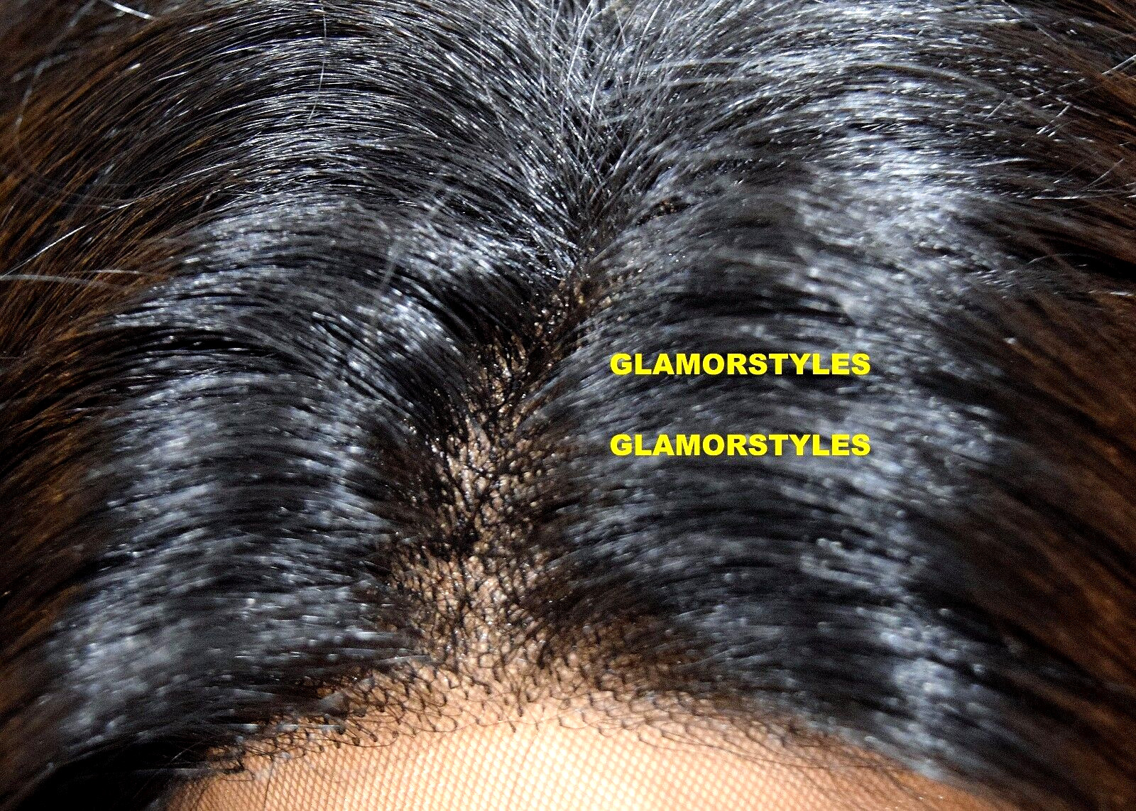 LACE FRONT FULL WIG LONG WAVY LAYERED SIDE PART OFF BLACK #1B HEAT OK NWT