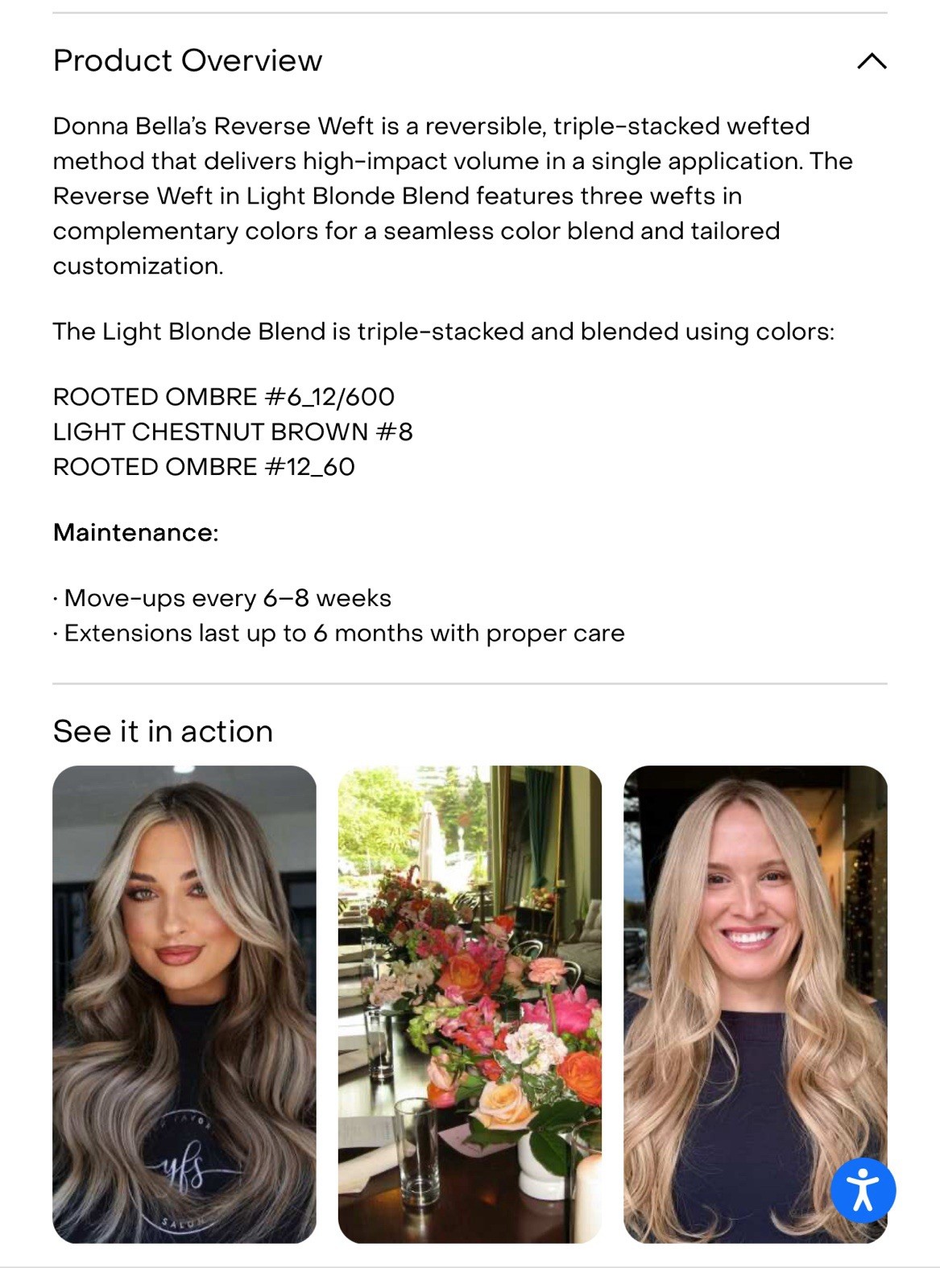 Premium Reverse Weft Extensions 18in /light Blonde Blend / Pro Straight /70grams