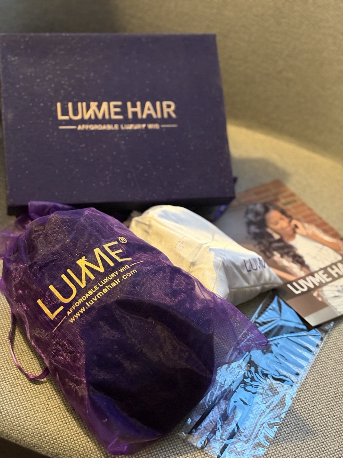 Luvme Hair Human Hair Wig – 12” Length – Natural Black – Lace Front – Pre-Owned