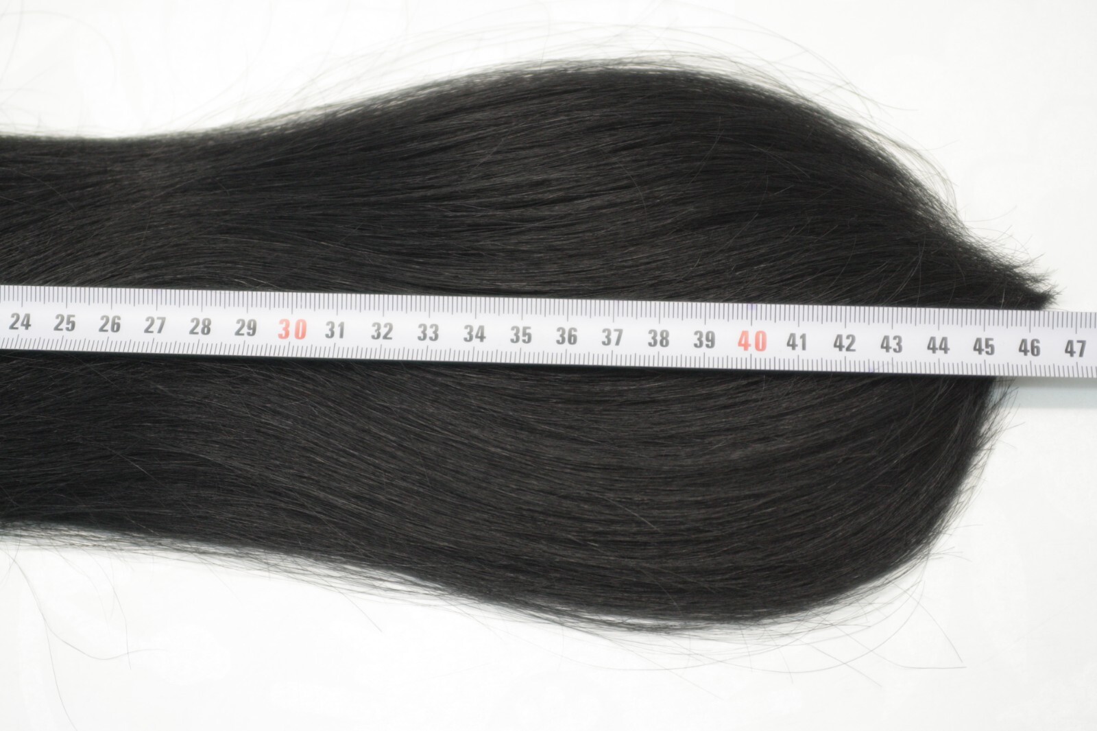 Silky LUX Natural Slavic Ukrainian Black hair extensions 45m/18″ & 105gr/3,7oz