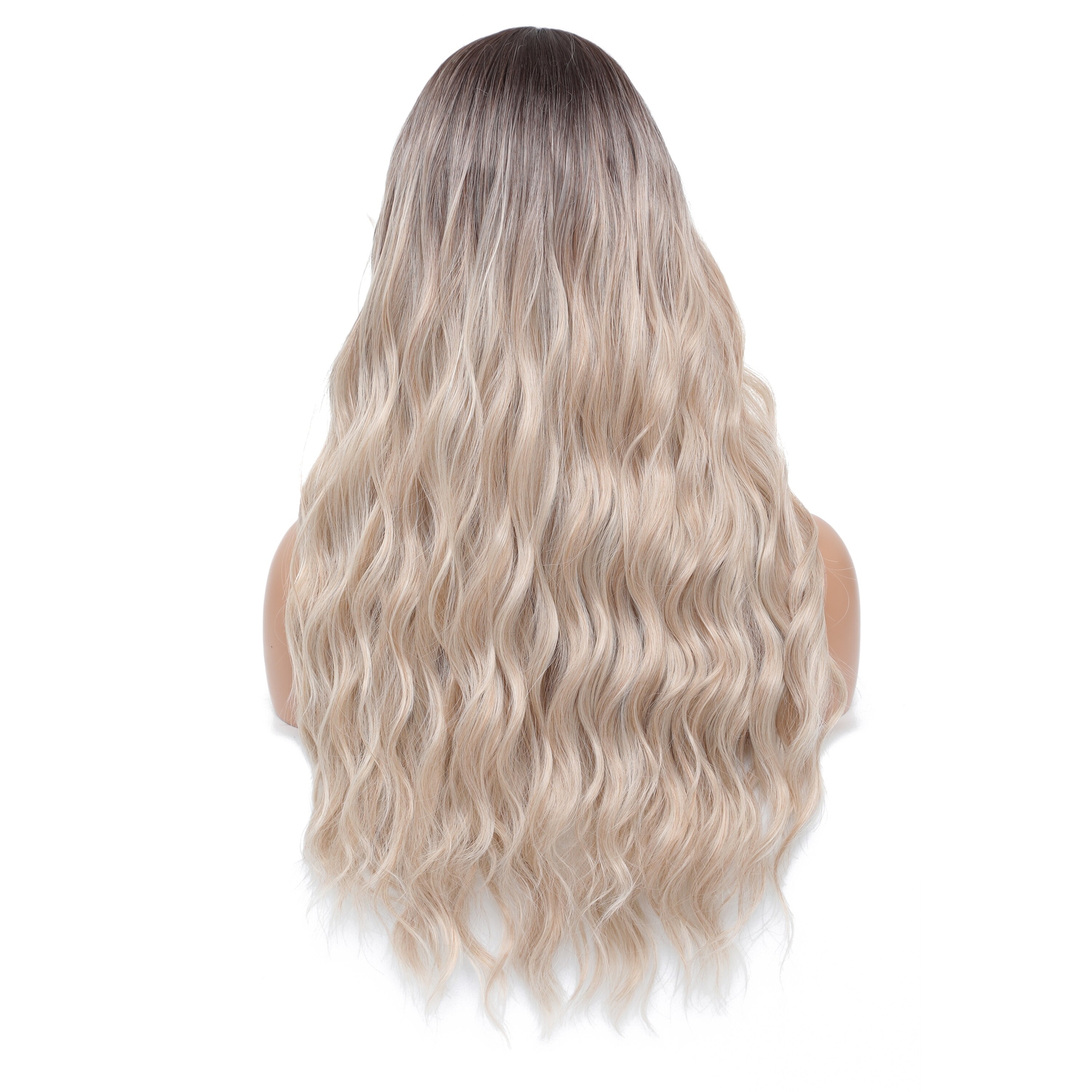 Synthetic Lace Wig Wave Synthetic Wigs for Women Heat Resistant Blonde Ginger
