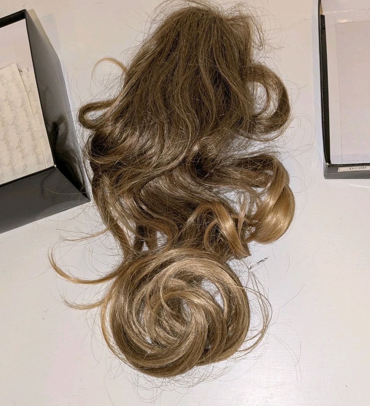 ASPEN Hair Extension CP-29 Easy Clip Two Way Curl 18B 24T Long Med-dark Blonde