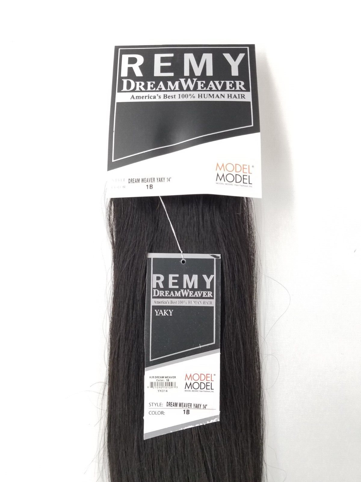 ModelModel Remy Dreamweaver 100% Human Hair Weave Extension 14″~Off Black