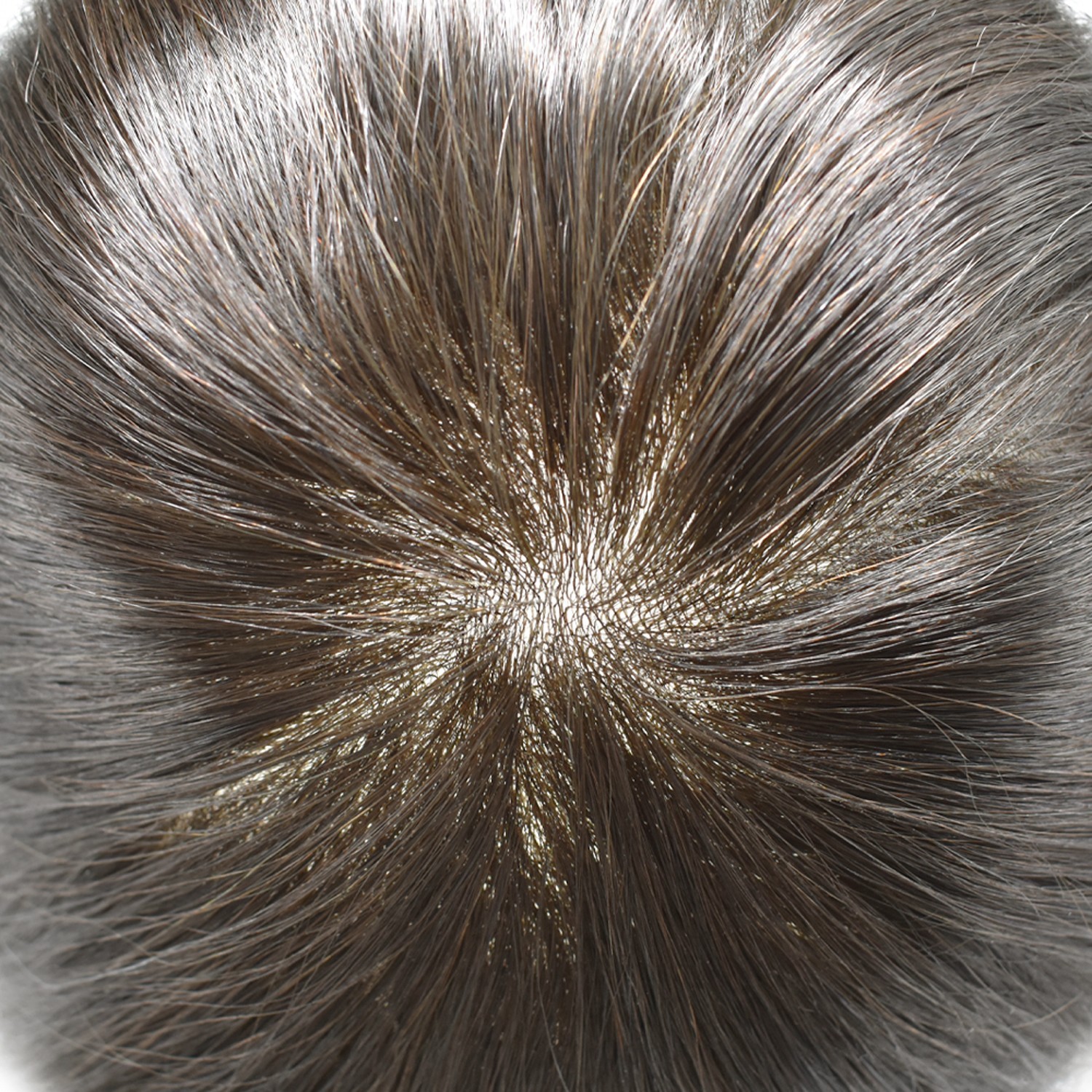 Mens Toupee Hairpiece Pro-Grade Thin Skin V-Loop 0.06mm Hair Replacement System