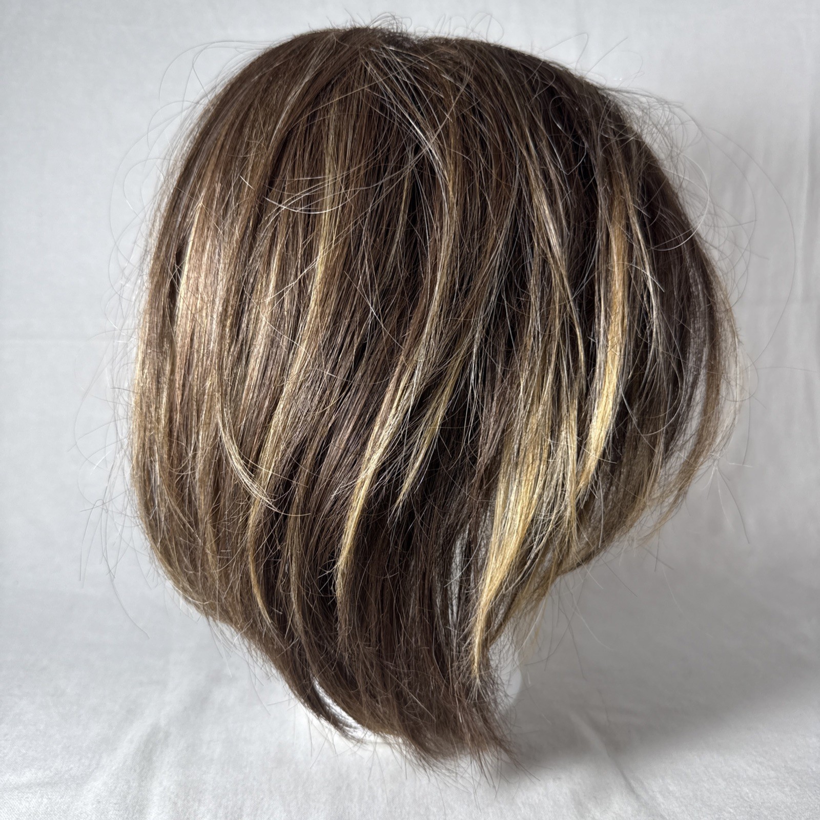 Godiva’s Secret Wigs SHORT LIGHT BROWN WITH HIGHLIGHTS LAYERED NATURAL