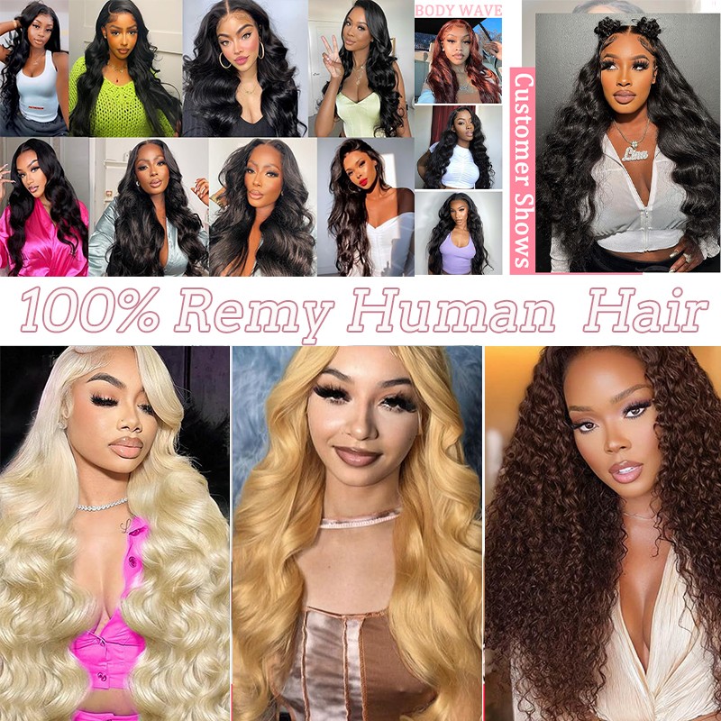 Brazilian Human Hair Extension Straight/Body/Water/Curly/Loose Deep Wave Bundles