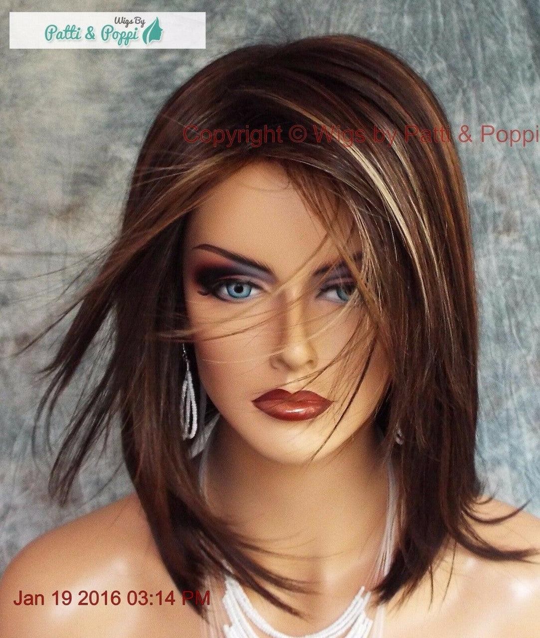 JACKSON NORIKO WIG BROWN MEDIUM LENGTH *STUNNING SEDUCTIVE *CHOCOLATE SWIRL 551