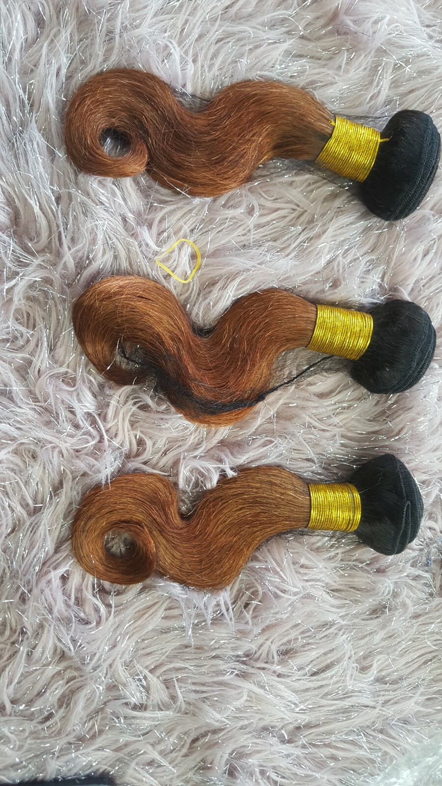 12A 12+12+12 1B/30# 2TONE OMBRE ROOT BODY WAVE BRAZILIAN HUMAN HAIR 3BUNDLE 300g