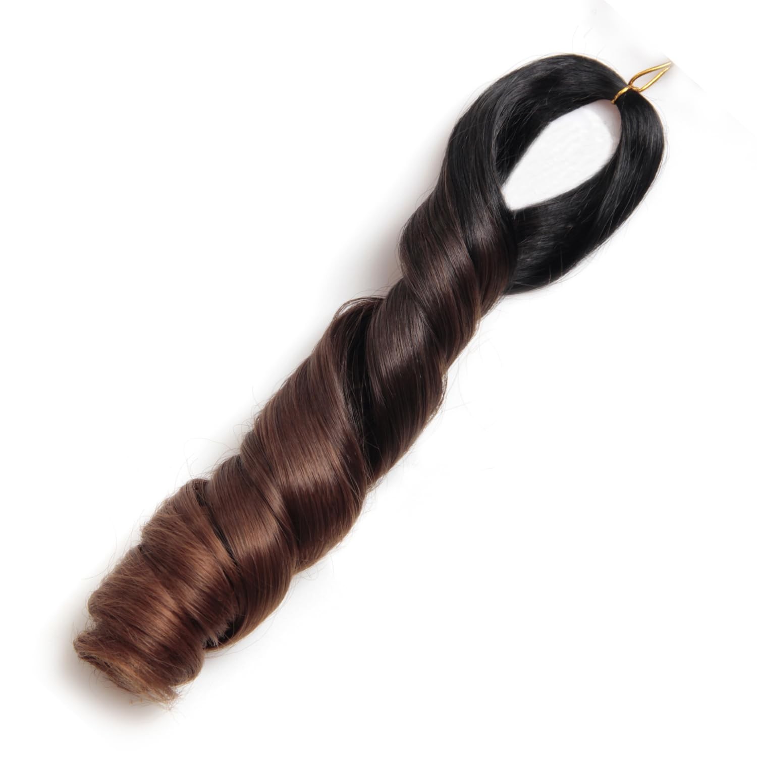 French Curl Braiding Hair, 1B/33/30, 12 Inch, 8 Packs 12 1B/33/30