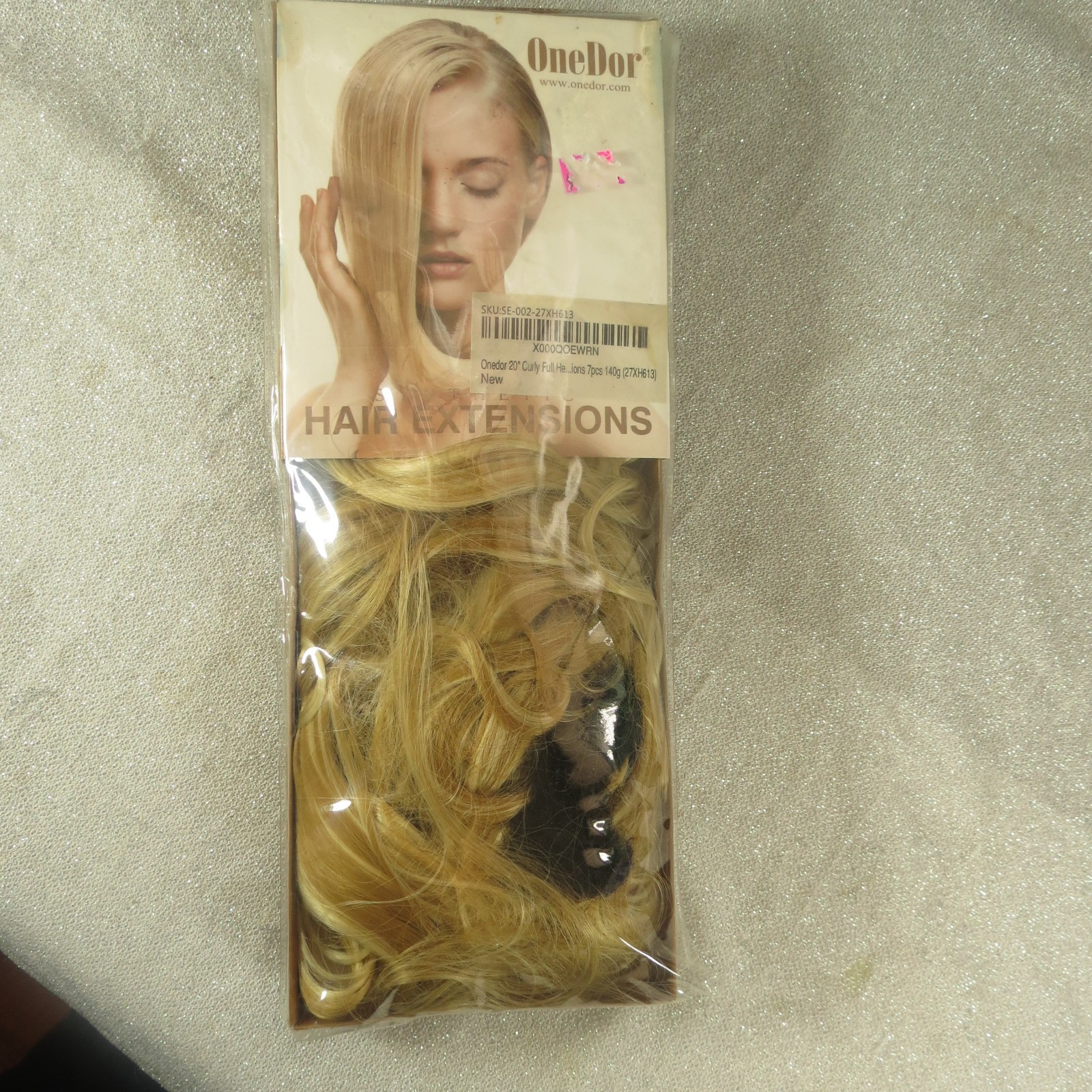 Women’s One Dor Hair Extension Adjustable Piece w/Jaw Claw