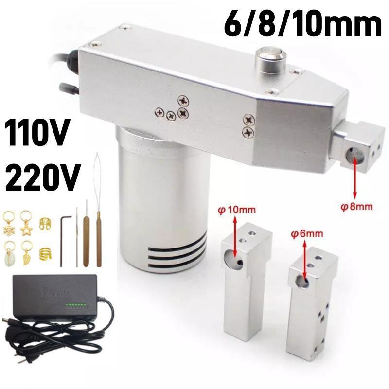 6/8/10MM Dreadlock Machine Crochet Braiding Electric Instant loc Machine