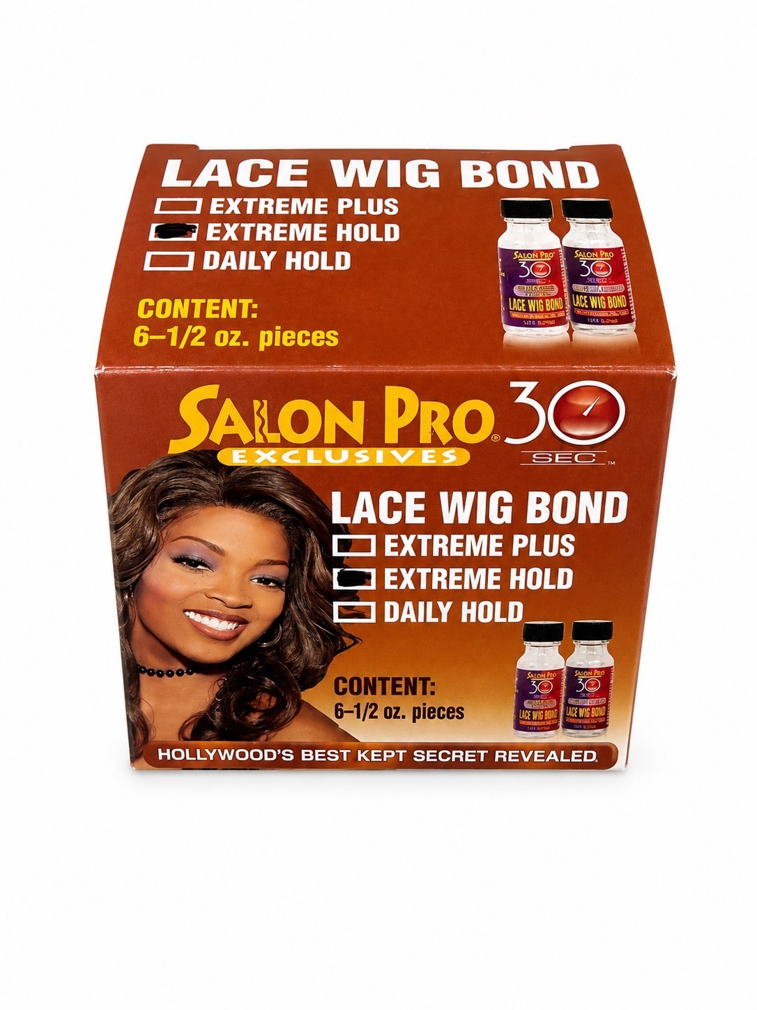 SALON PRO 30 SEC LACE WIG BOND GLUE – EXTREME HOLD – 0.5 oz