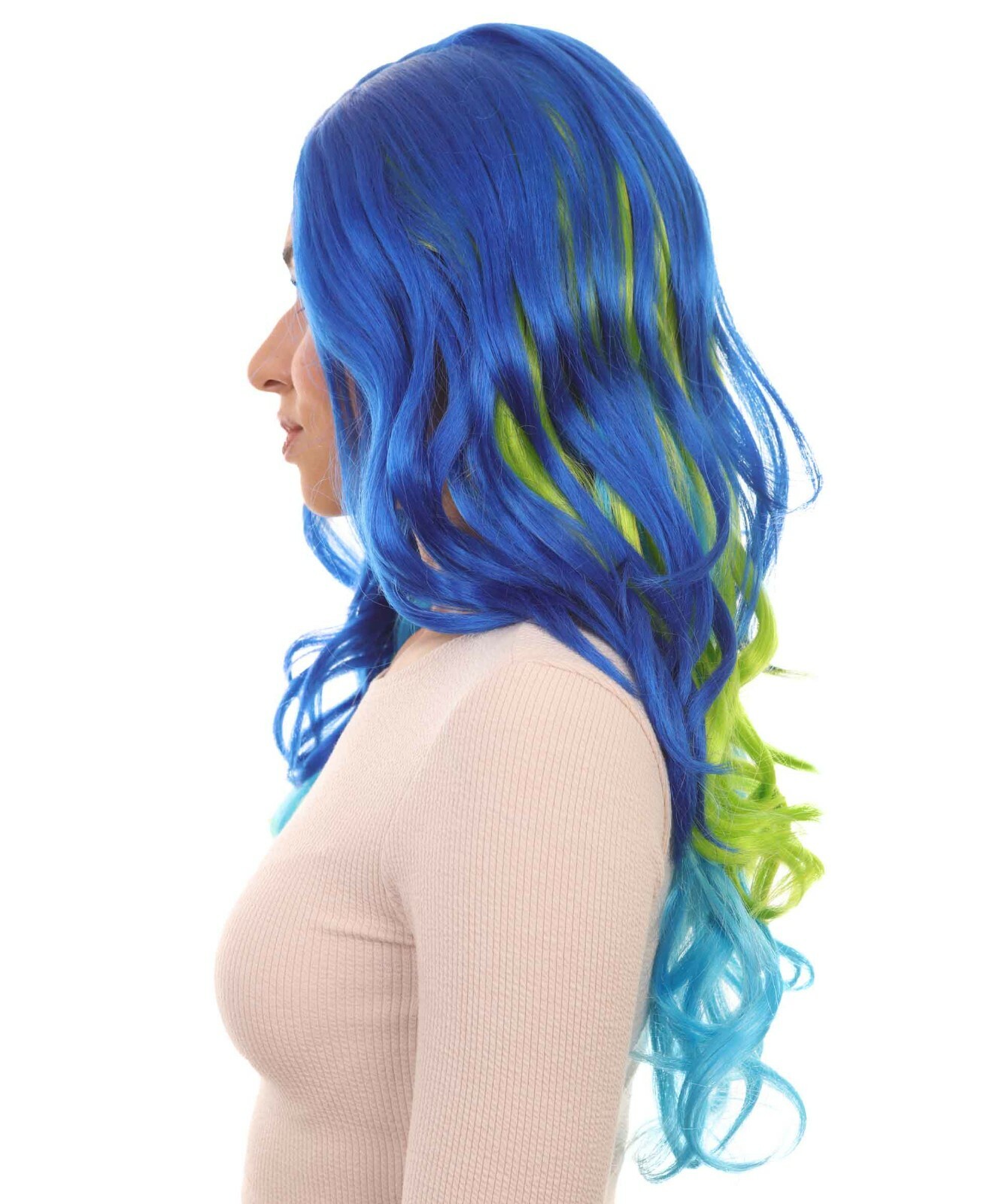 Two-Tone Long Wavy Wig | Cosplay Party Halloween Wig HW-1535