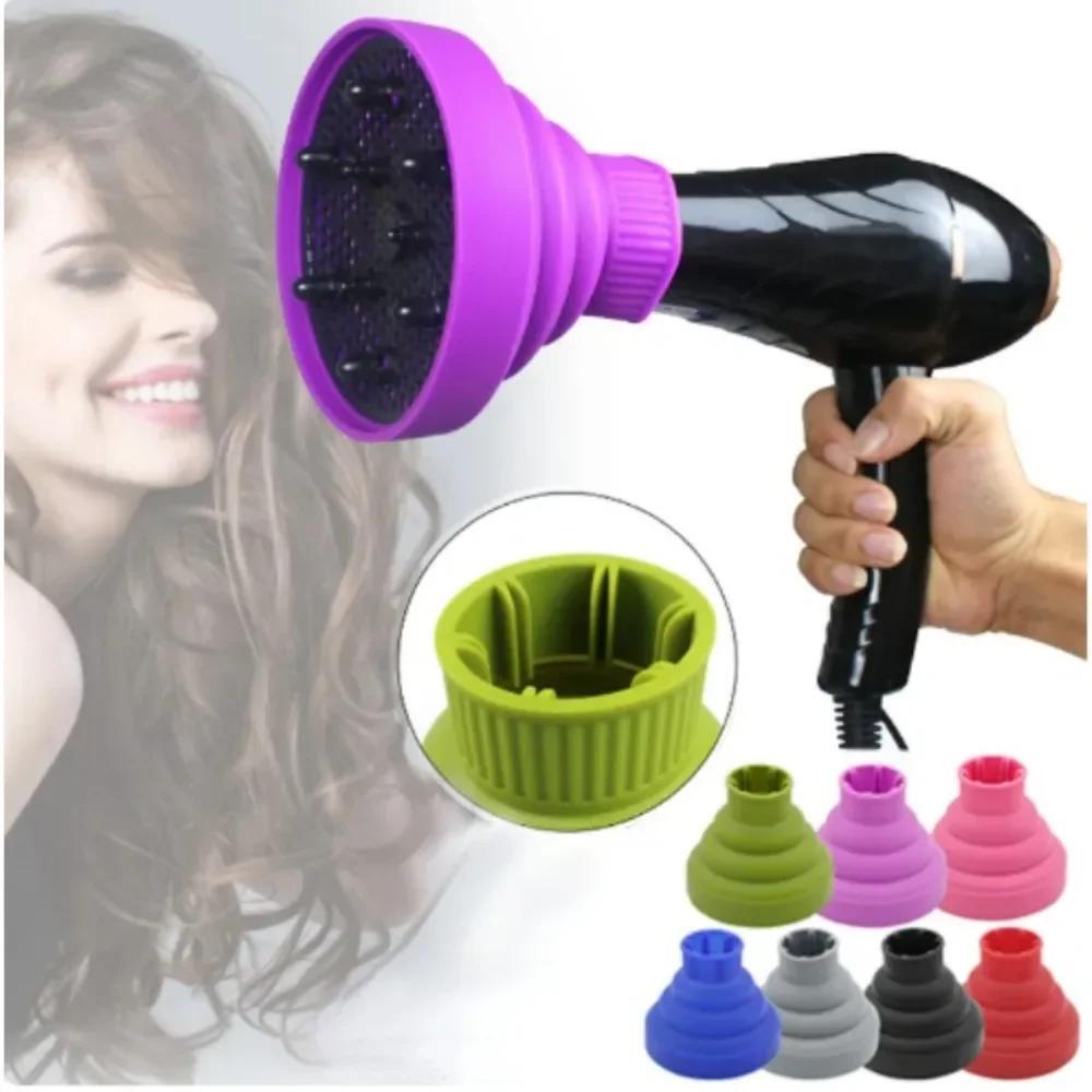 Universal Silicone Hair Curl Diffuser Cover for Drying, Styling, and Blower Tool