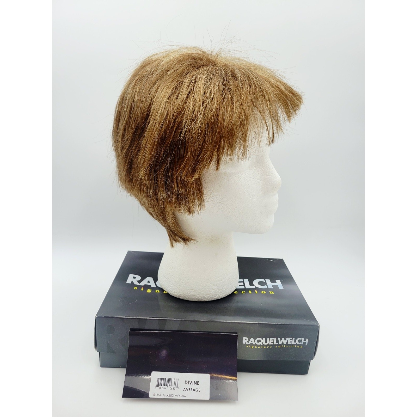 RAQUEL WELCH Wig Divine Average R11S+ Glazed Mocha W/Shampoo & Conditioner W/Box