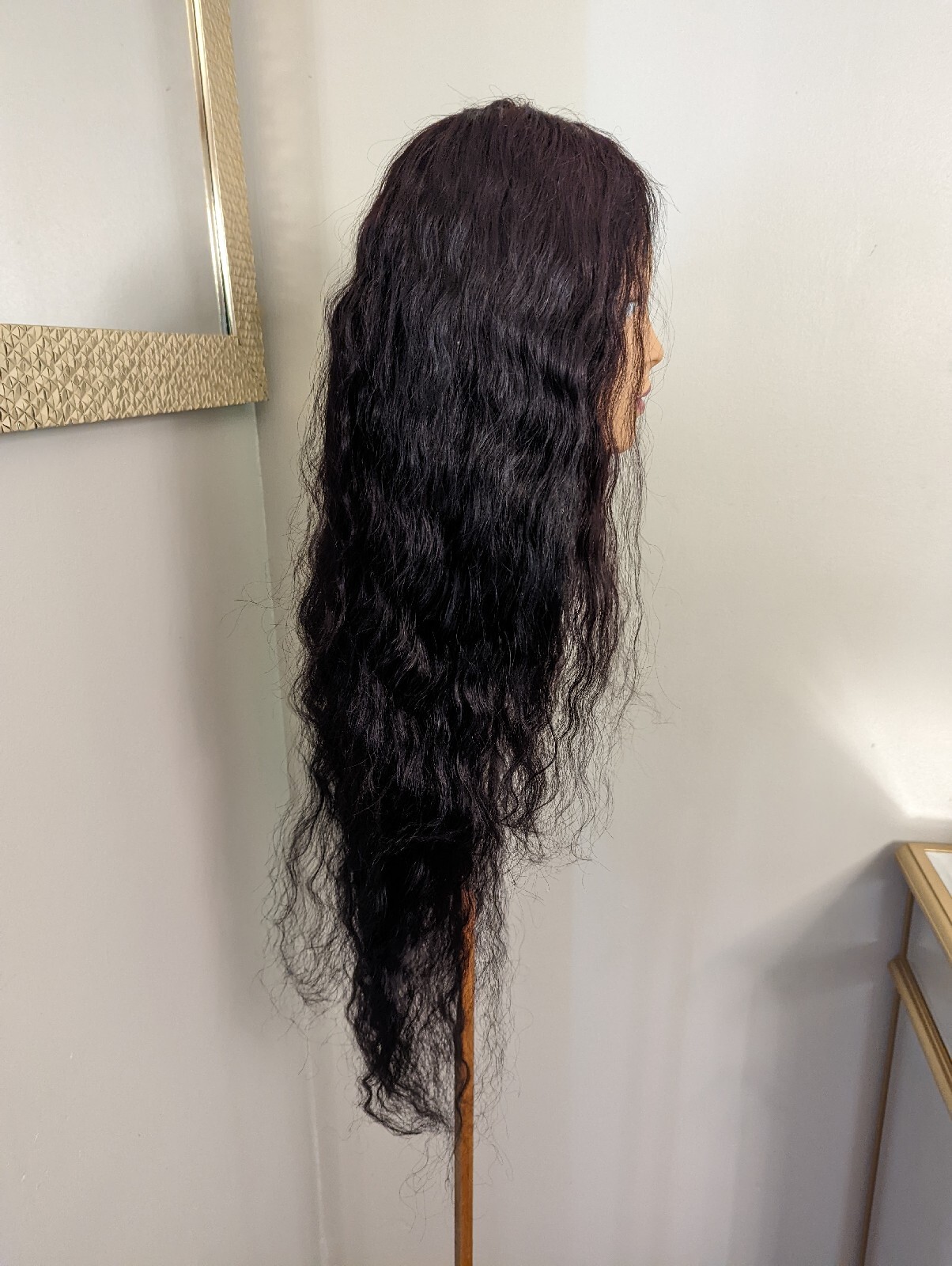 High Quality regular Top 26 to 28″ straight 100% Virgin Human Hair Lace Wig