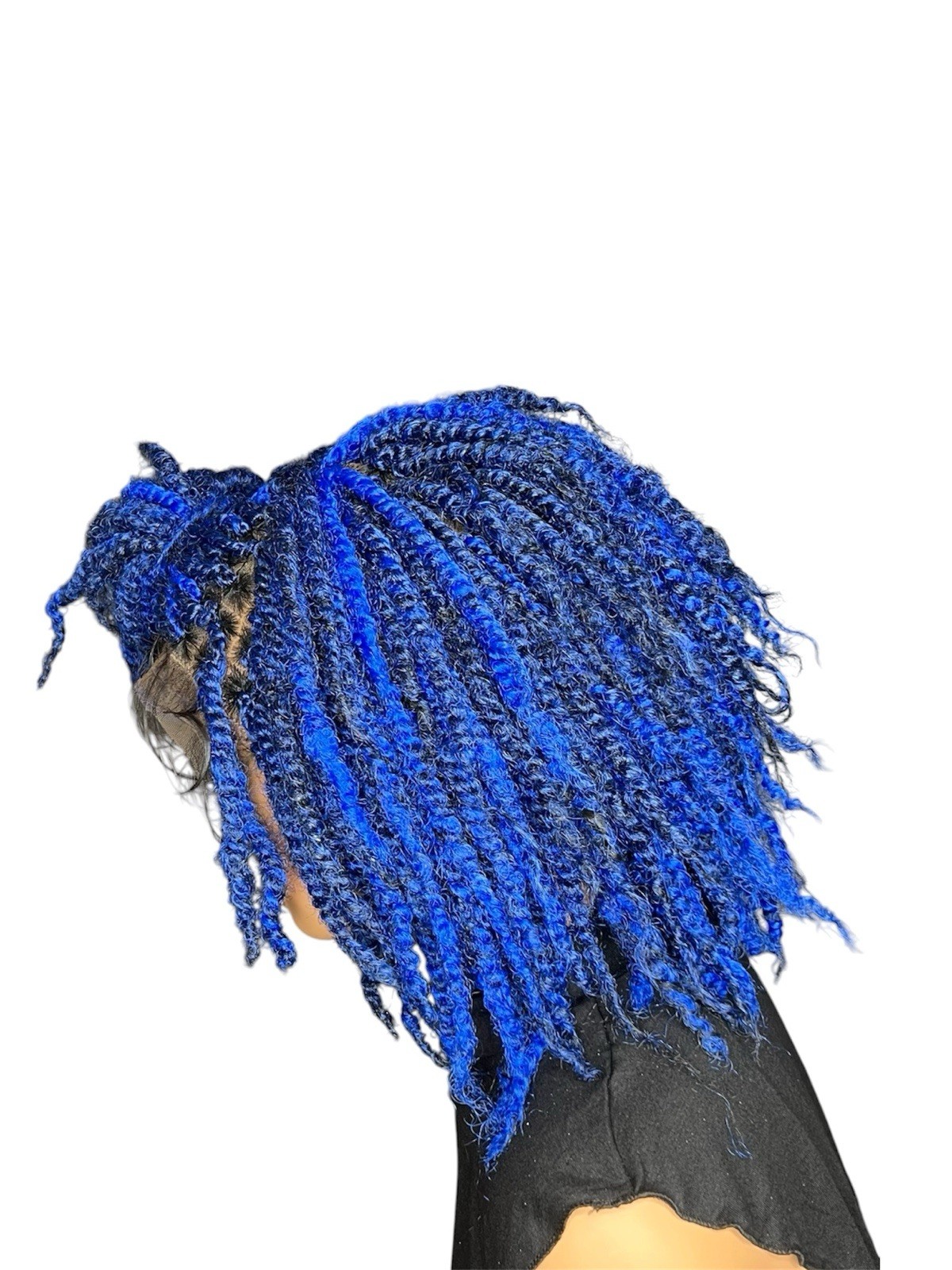 Twist Braided Wig Full Lace 10 Inches Braided Wigs with Baby Hair