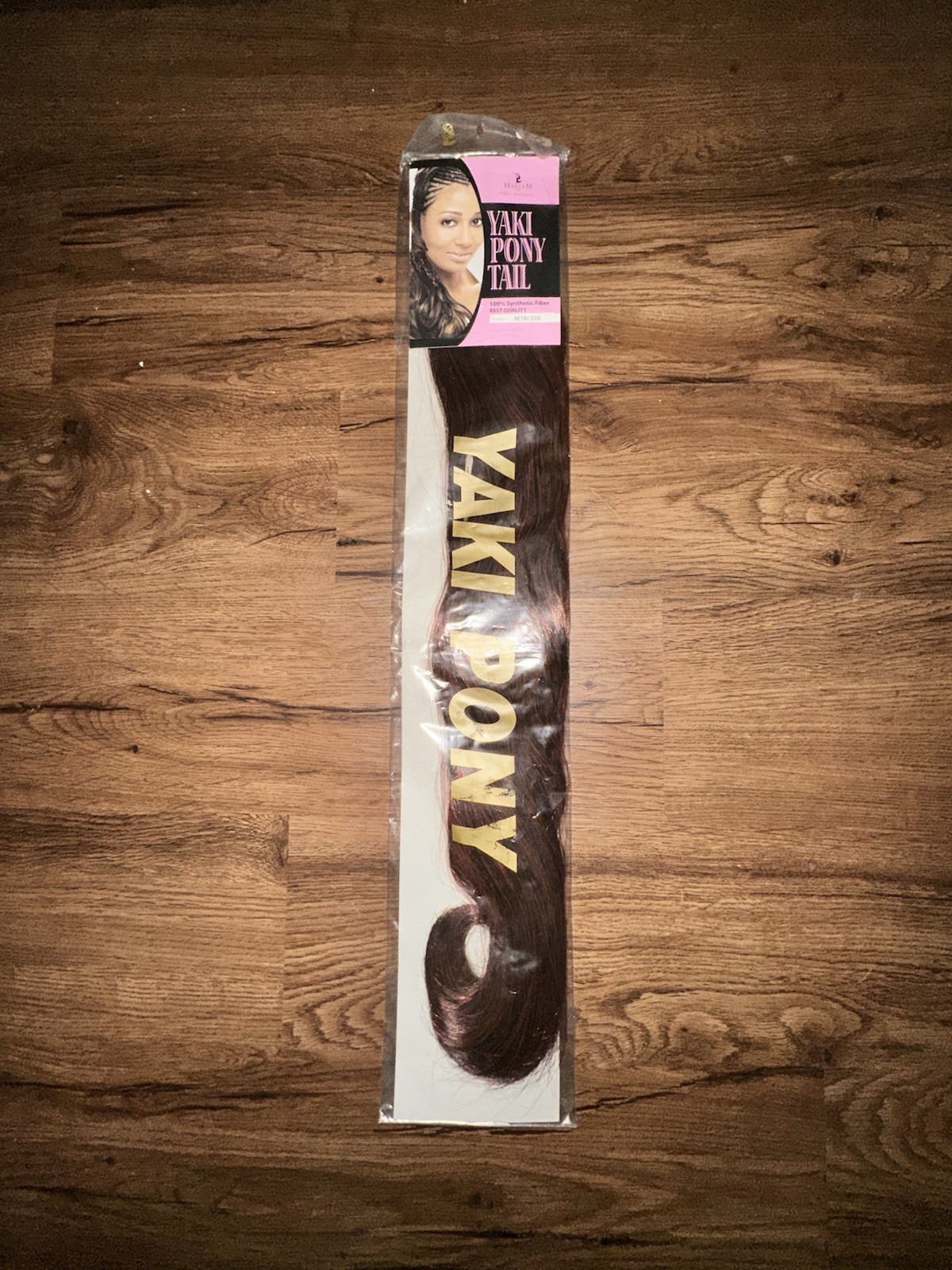 Yaki Pony Synthetic Hair Fiber Color M1B/ 350 NEW! Sealed!