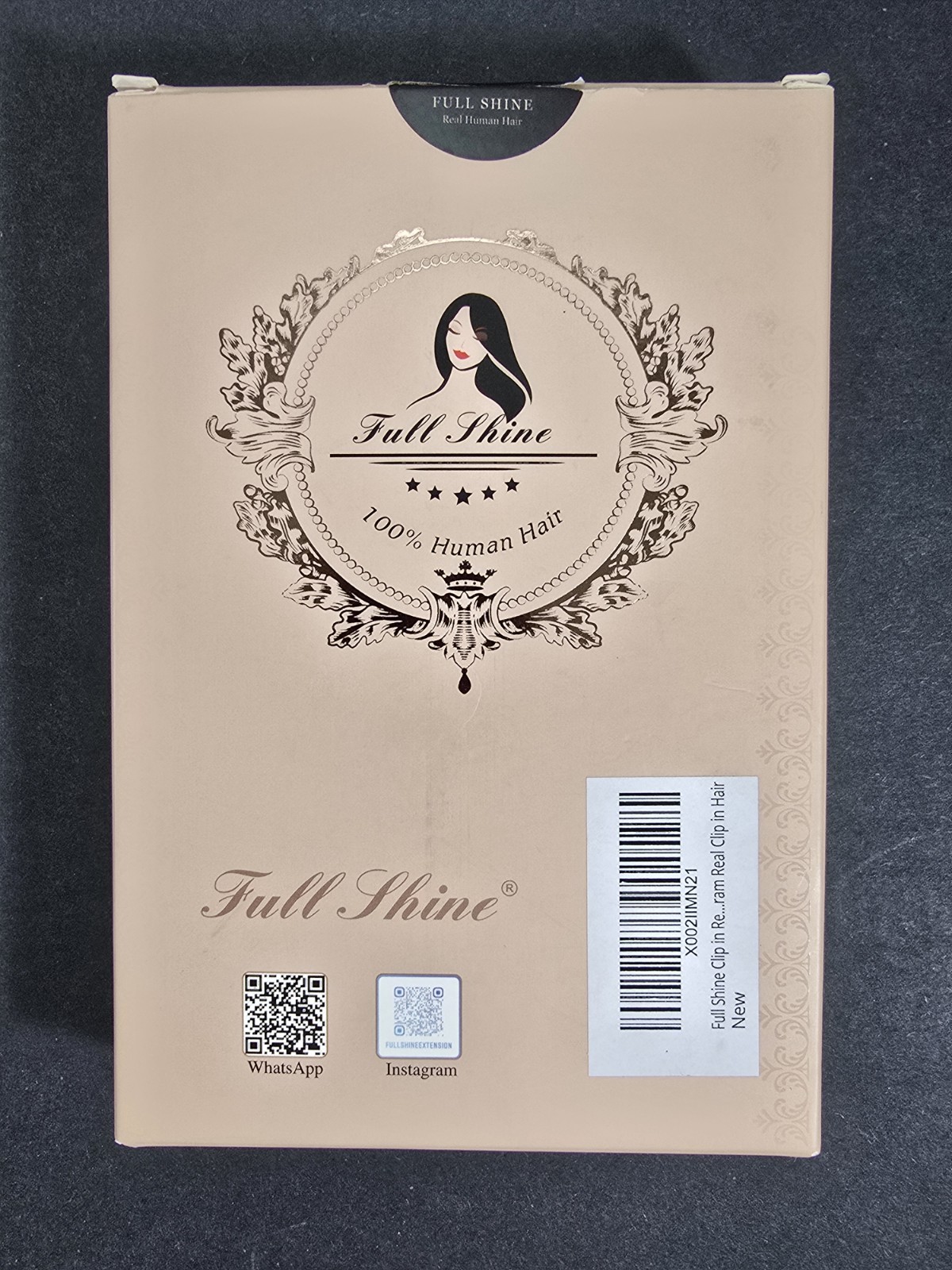 Full Shine 14″ 100% Real Human Hair Blonde Color 1000 8 Pieces 100g Lightly Used