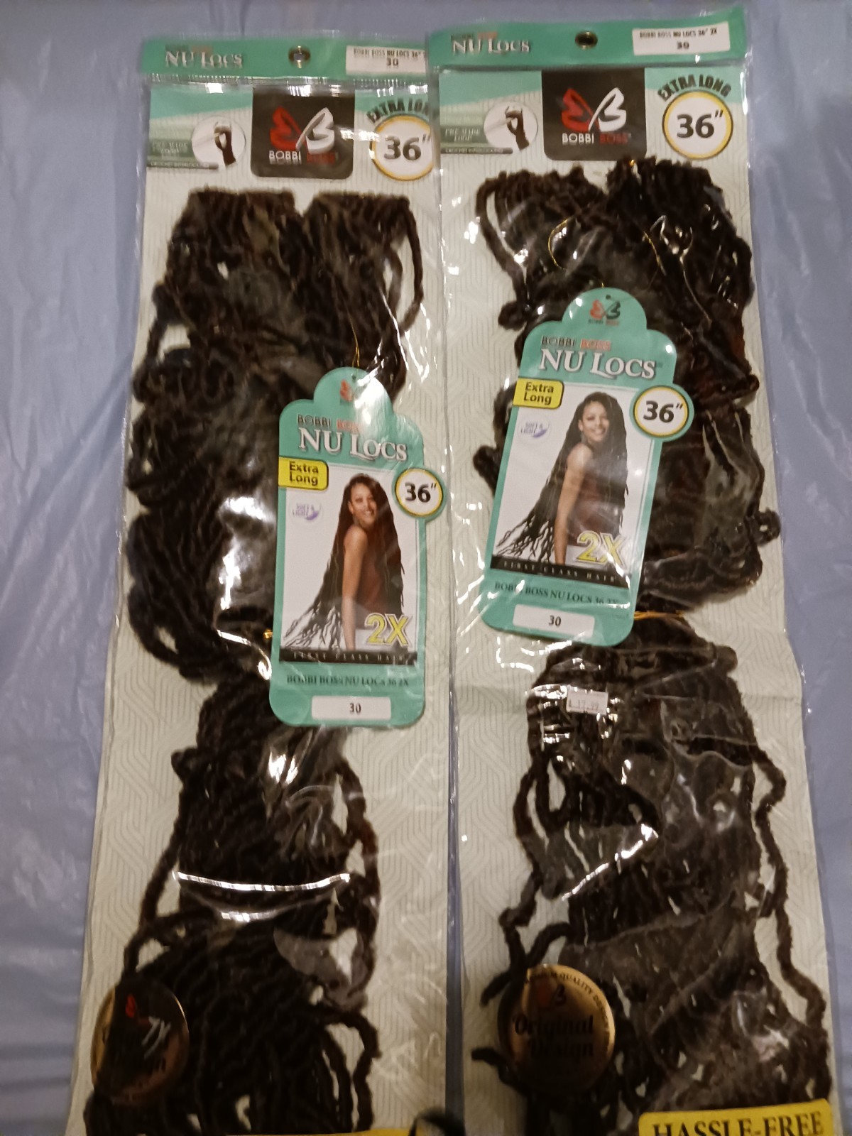 Bobbi Boss NU Locs 36 in Extra Long Curly Synthetic Crochet Dreadlocks 2X
