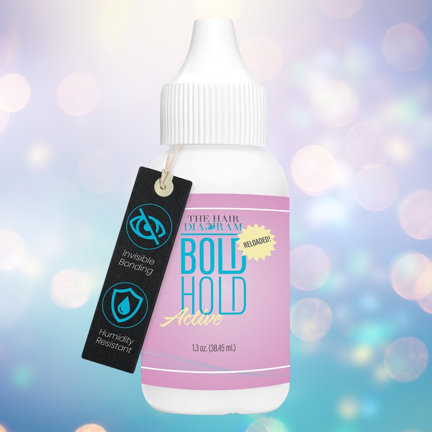 The Hair Diagram Bold Hold Active Reloaded Wig Glue Strong Hold 1.3oz NEW