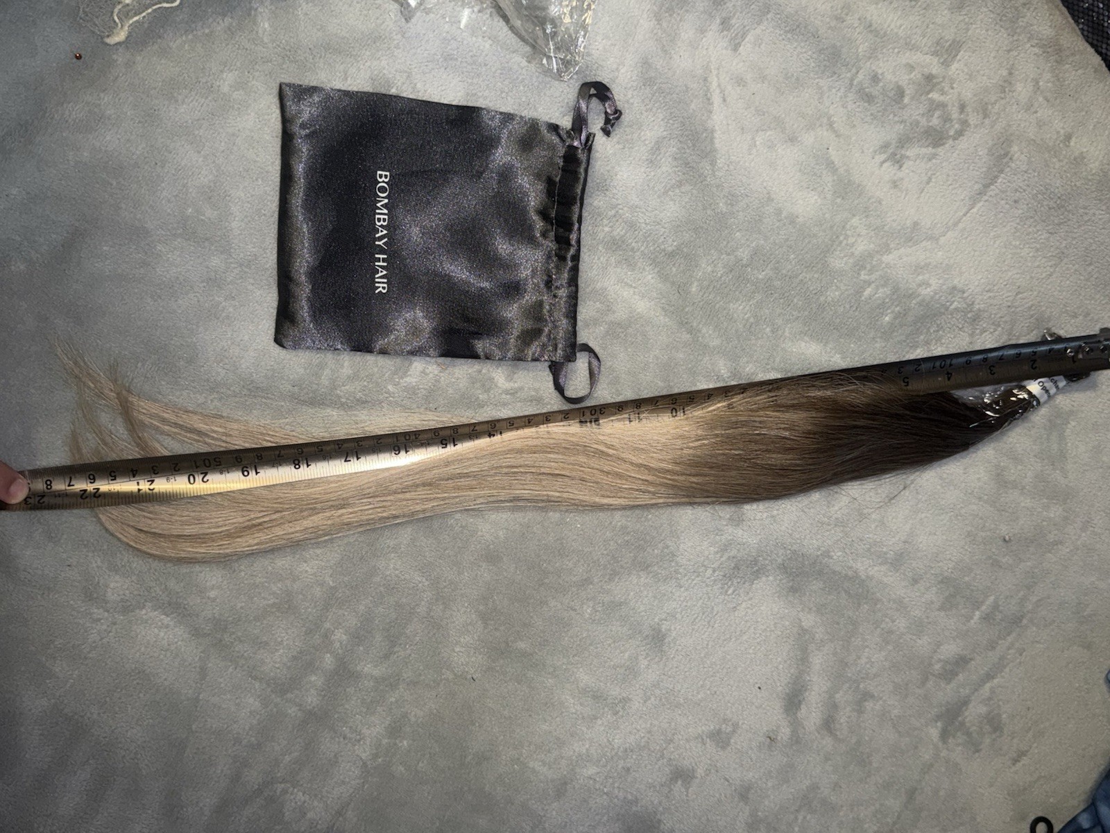 Bombay Hair Balayage (2/60) Dark Brow n to Ash Blonde 22″ 55g Genius Weft