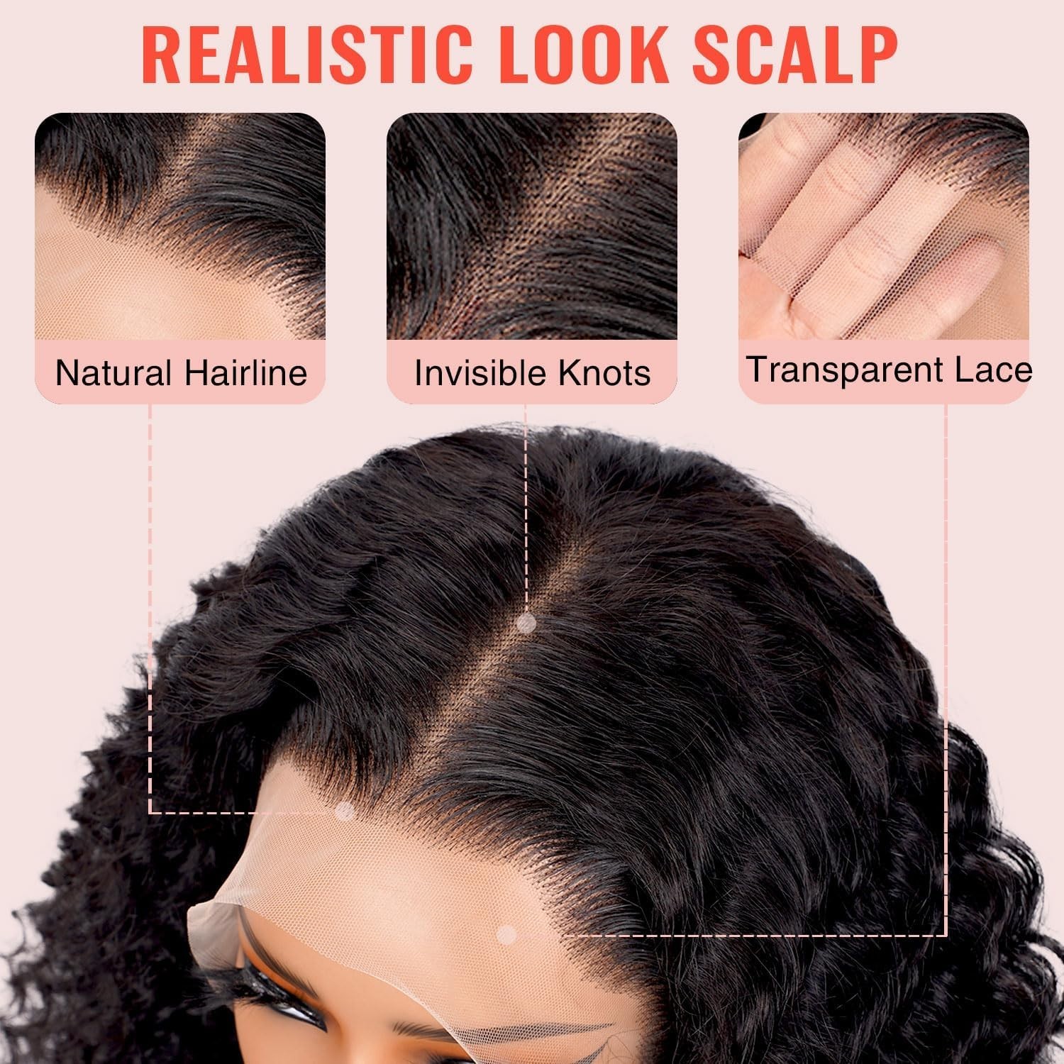 Short Curly Human Hair Wigs 13×4 Curly Bob Wig Human Hair for Black Women