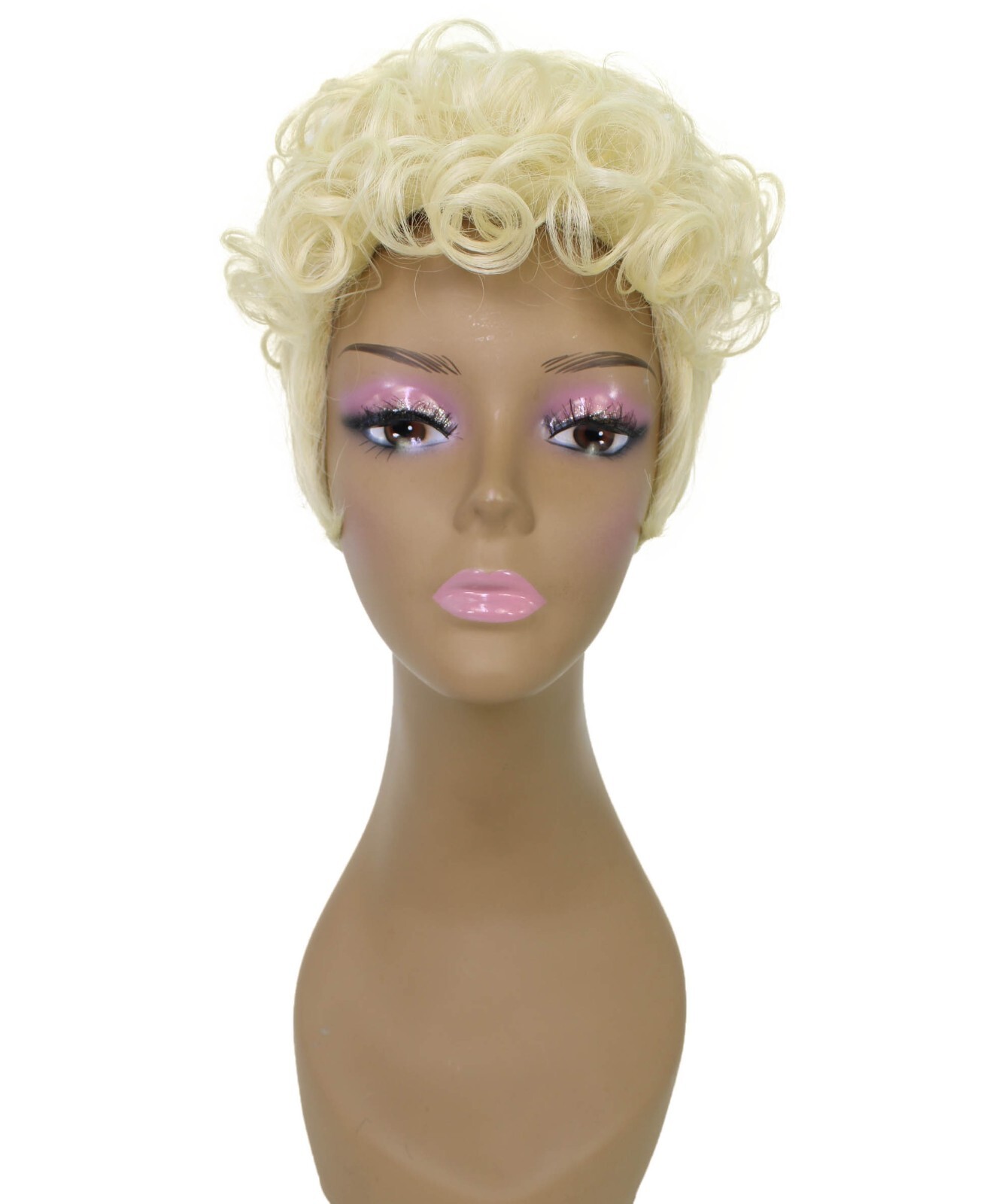 LUXLUXE Sydney Curly Layer 10 in Full Wig Full Cap, Heat Resistant Fiber BF-0003