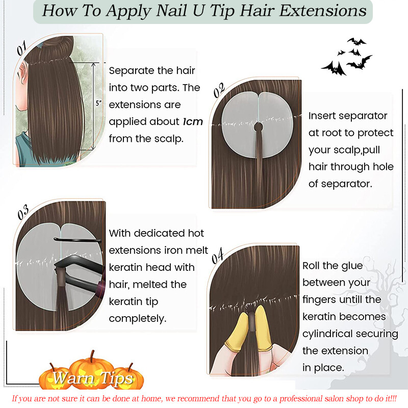 CLEARANCE Nail U Tip Hair Extensions Real Remy Human Hair Ktip Fusion Pre Bonded