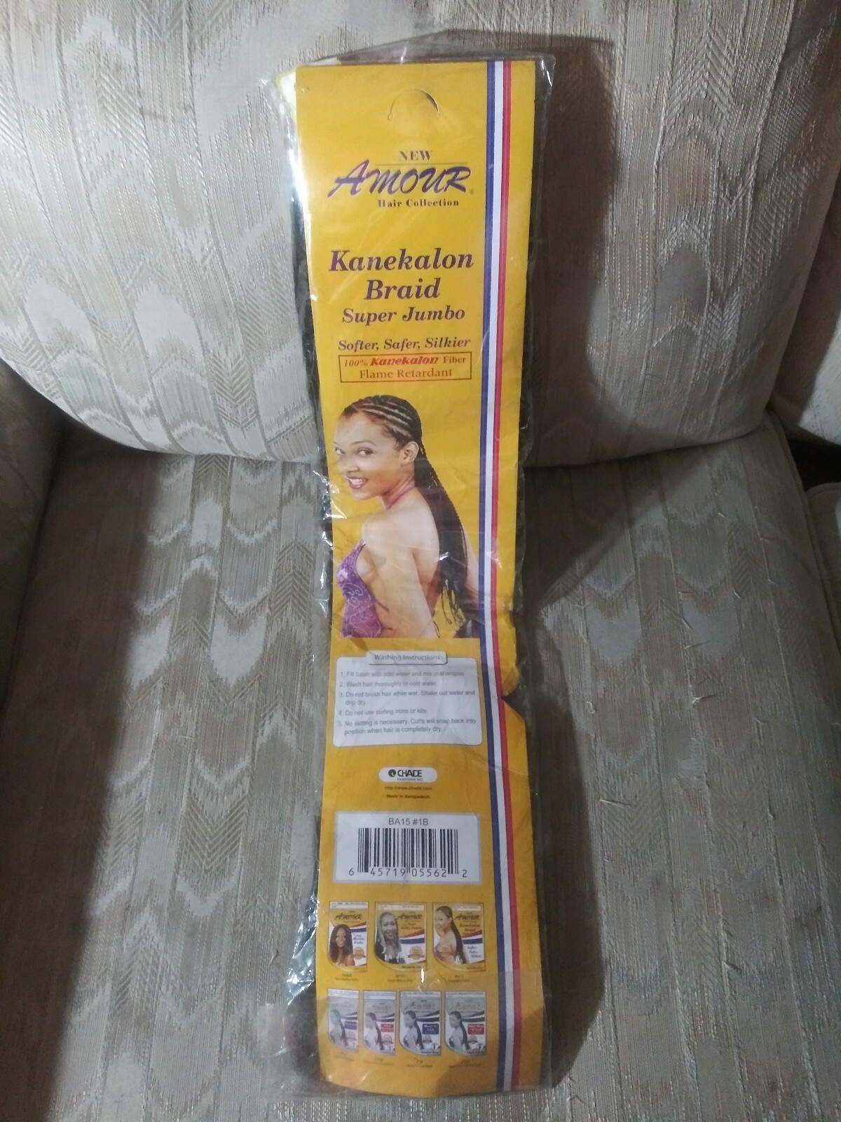 Amour Hair Collection 100% Kanekalon Fiber Braid Super Jumbo Flame Retardant…