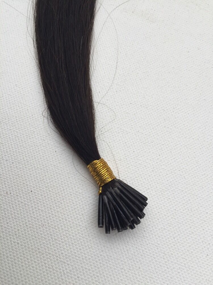 I Tip 100% RAW Human Hair Extensions Pre Bonded Keratin Stick 100 strands