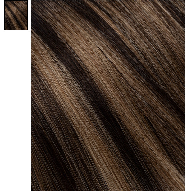 Bellami Flex weft 24 INCH 175g BROWN COLLECTION.