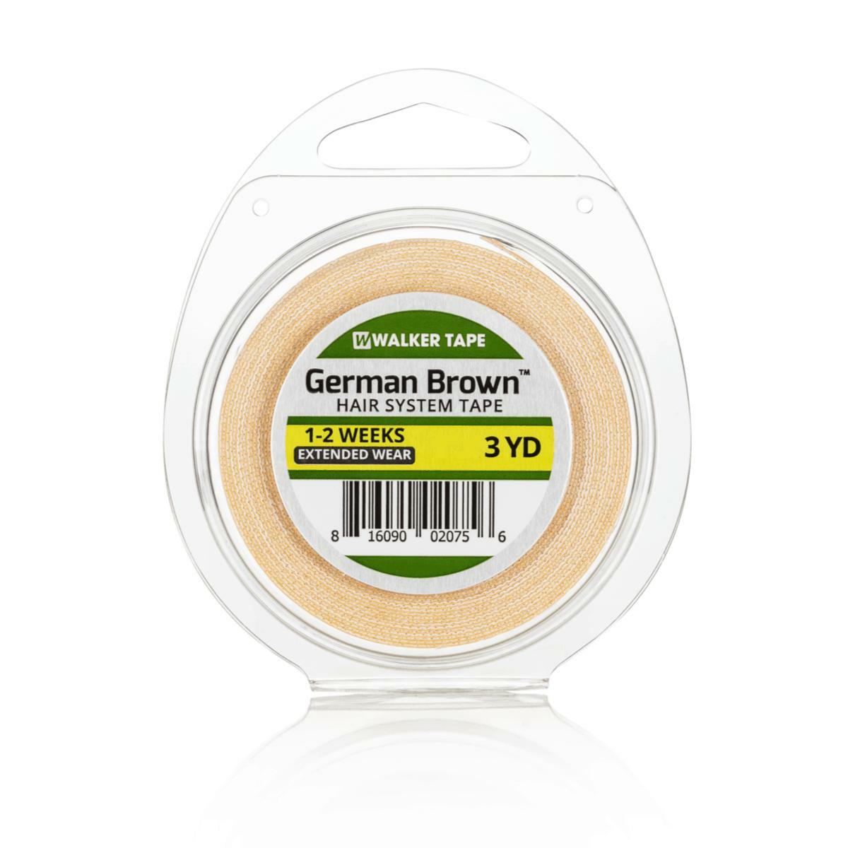 Walker German Brown Liner Cloth Hairpiece Tape Roll 1/2″ x 3 yards toupee wig
