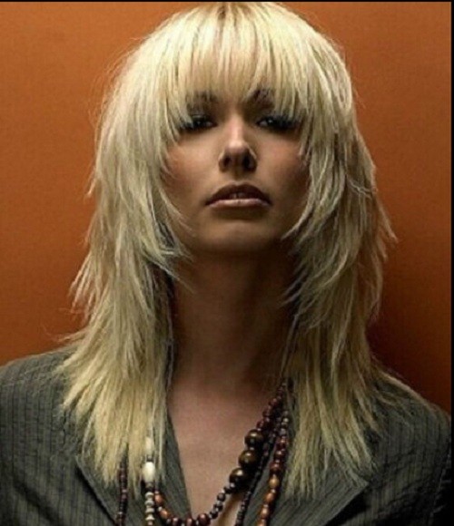 Women/Men Unisex Medium Long Light Blonde Full Wig Synthetic Hair Cosplay Wig US