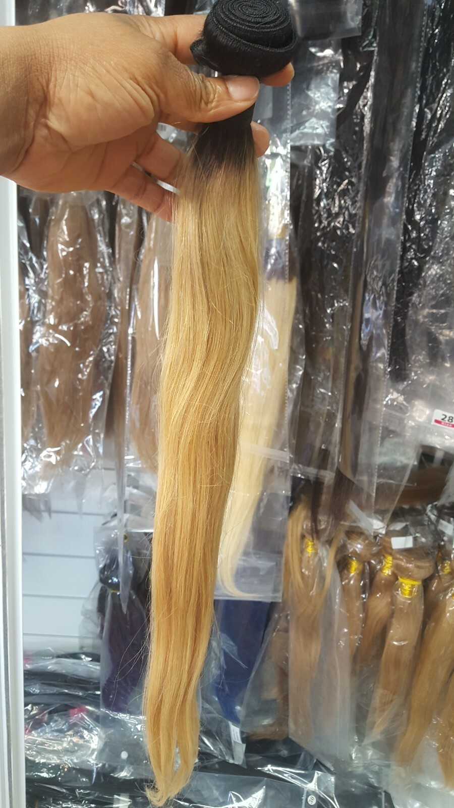 PERUVIAN VIRGIN HUMAN HAIR 1B/27# 12 TO 32INCH STRAIGHT 100g 12AA FAST SHIPPING