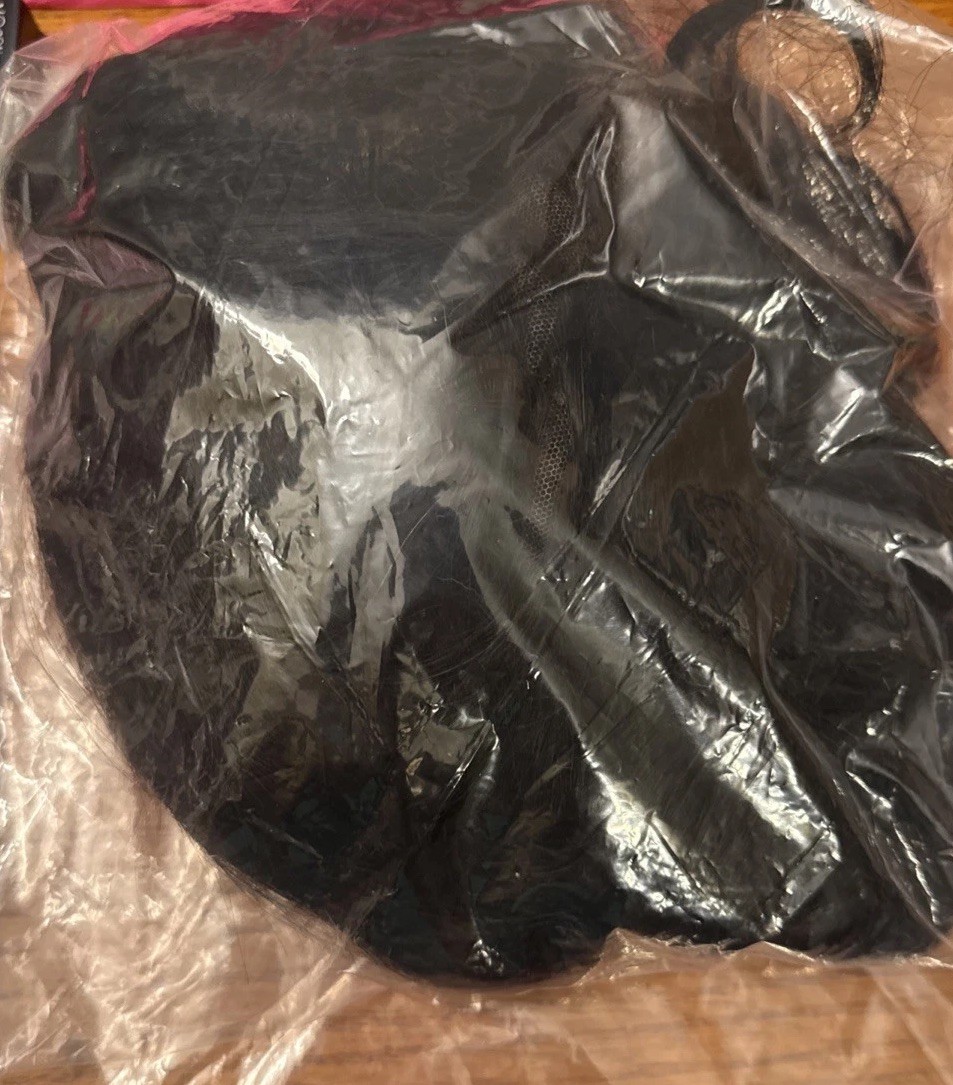 Forever Love Lace Front 10″ Wavy Black Wig (w/ accessories)