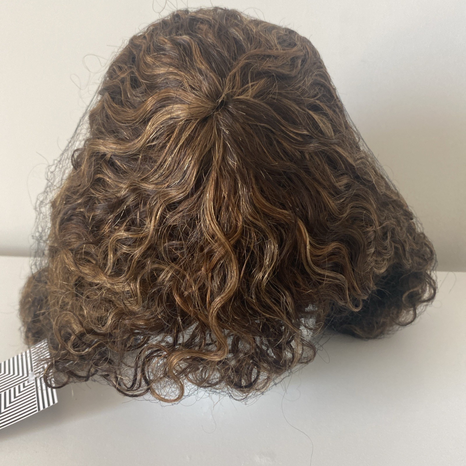 Spotlight 100% Human Hair Wig Kinky Curly ES WH Lucerne 12” Color P4/30/27 NEW