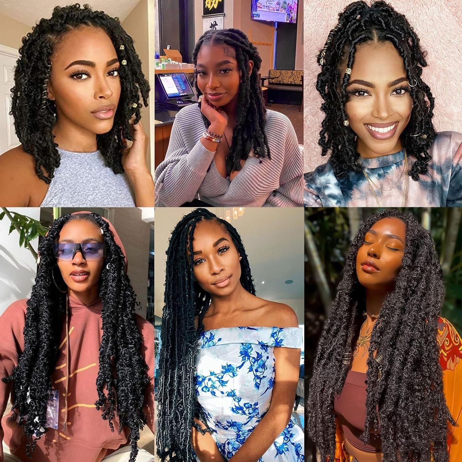 8 Inch Pre-Fluffed Afro Twist Hair Extensions (3 Packs) – Effortless Styling