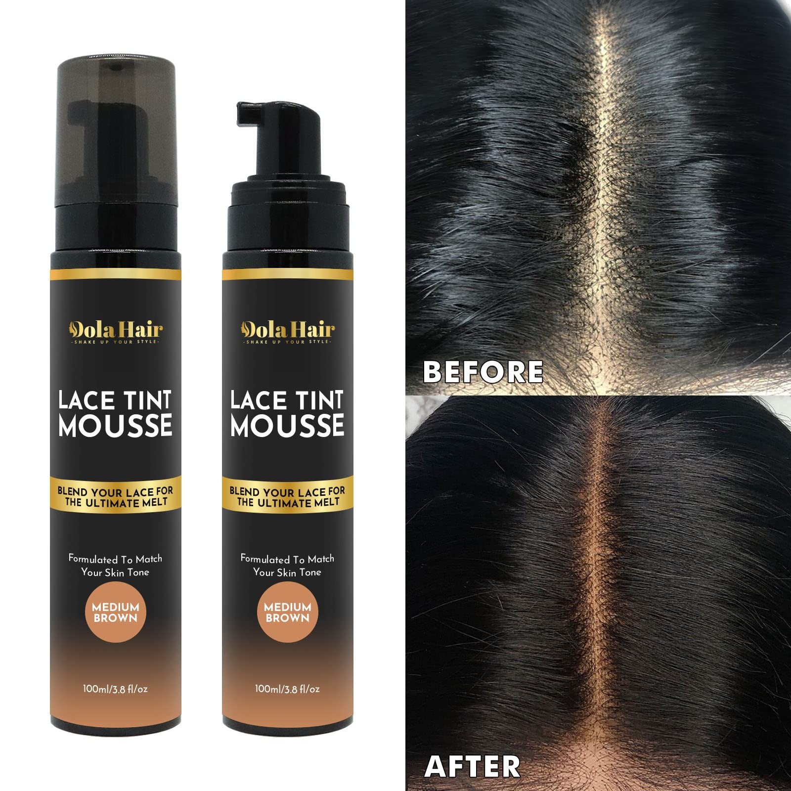 Lace Glue Kit – Complete Set with Lace Tint Mousse, Wig Installation & Meltin…