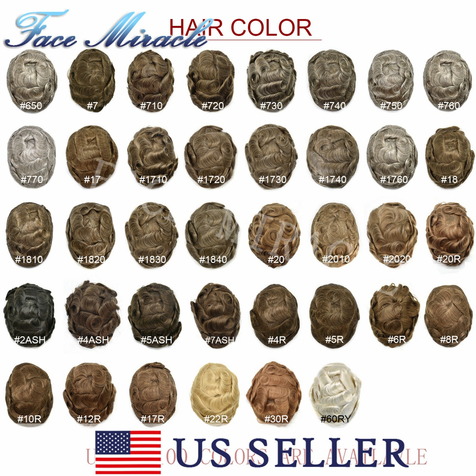 Custom Various Mens Toupee 100% Human Hair Piece Replacement System Wig For Men