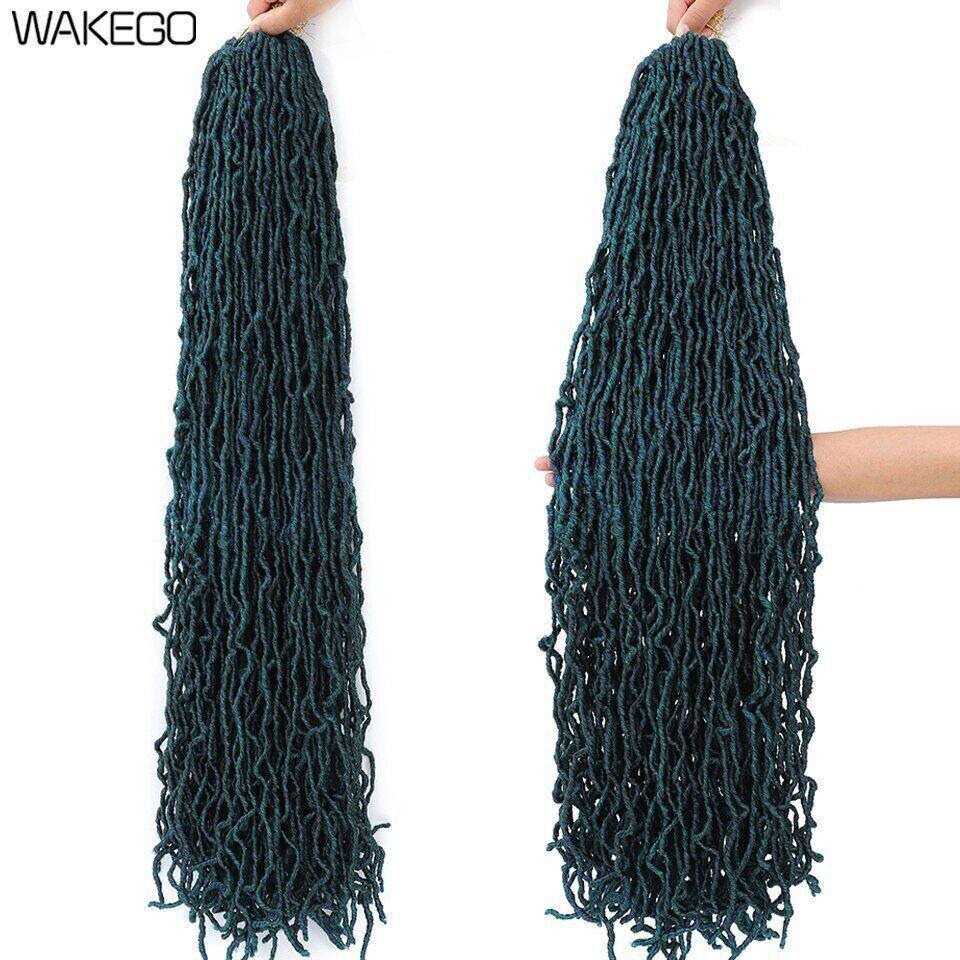 18 24 36Inch 6Packs Soft Locs Crochet Hair Faux Locs Crochet Hair 21Strands/Pack