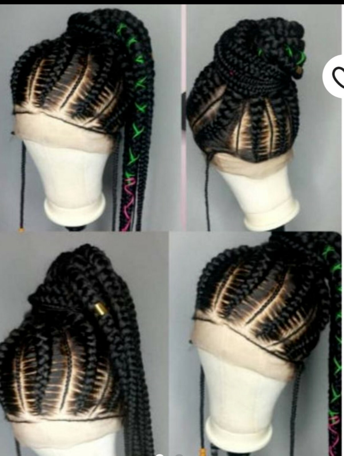 Braided wig: full lace Handmade Cornrows braids,PRE-ORDER ONLY.2-3WEEKS. Loc USA