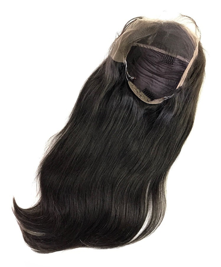 100% Human Hair 13×4 Lace Frontal Wig 18-32inches Natural Straight