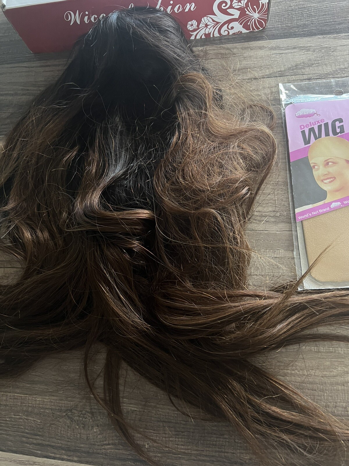 Brand New Wicca Fashion Human Hair Lace Front Wig Size14″ Natural Color/ X