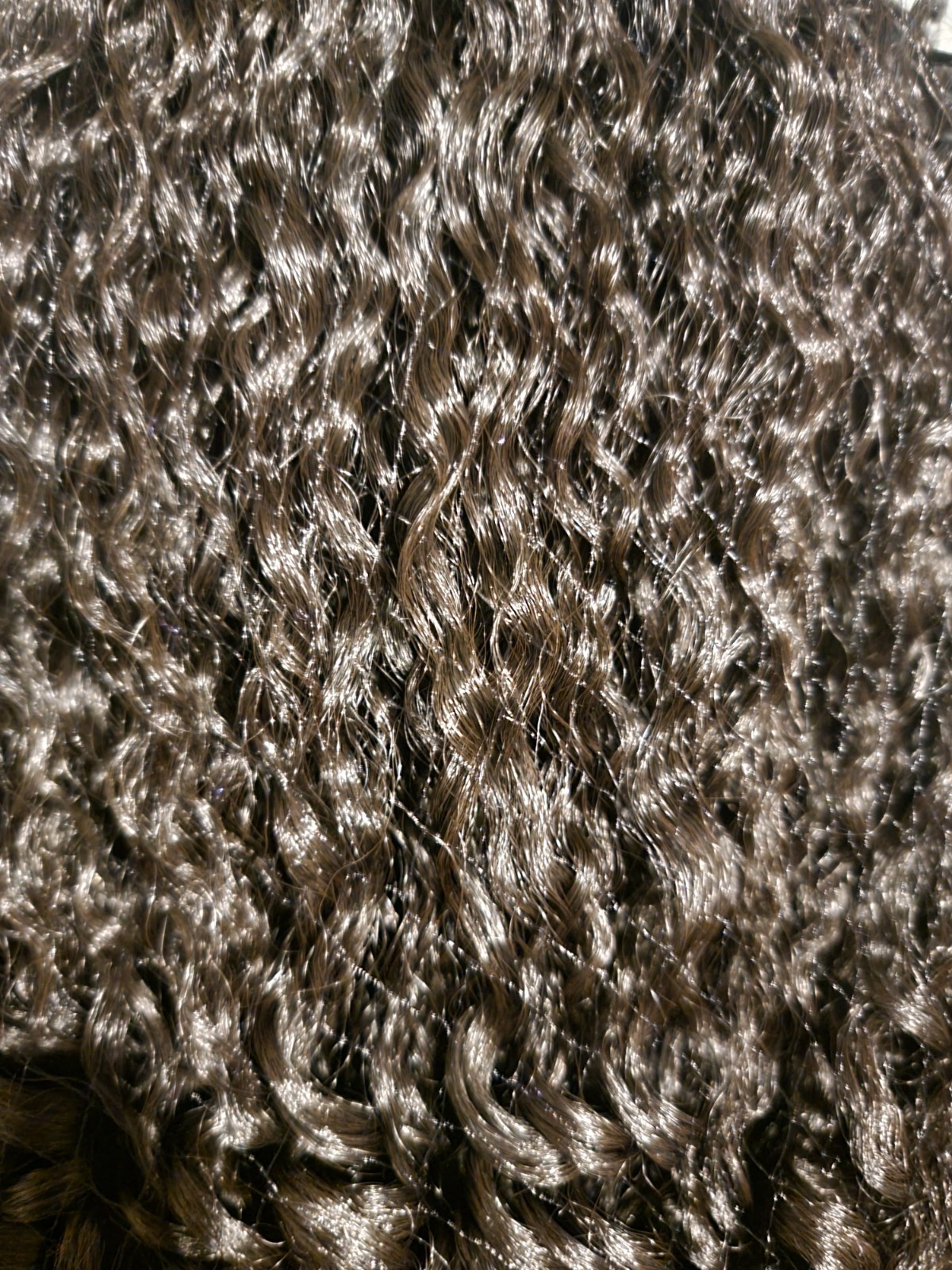 Curly Glueless Half Wig 26 inch Veralux™ Synthetic Fiber & Human Hair Blend