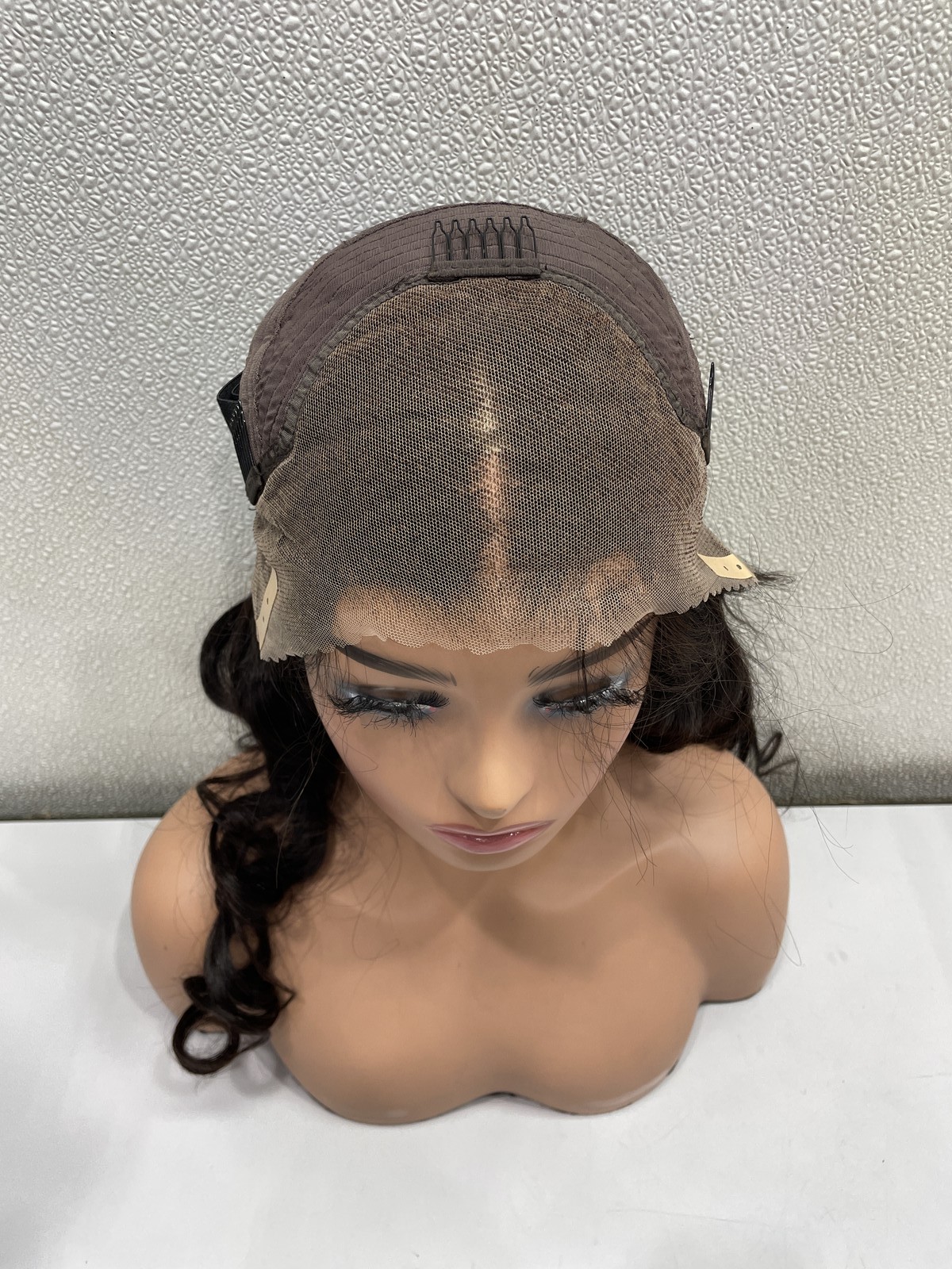 Geeta Hair Natural Black Human Hair Lace Front Long Wig 26″