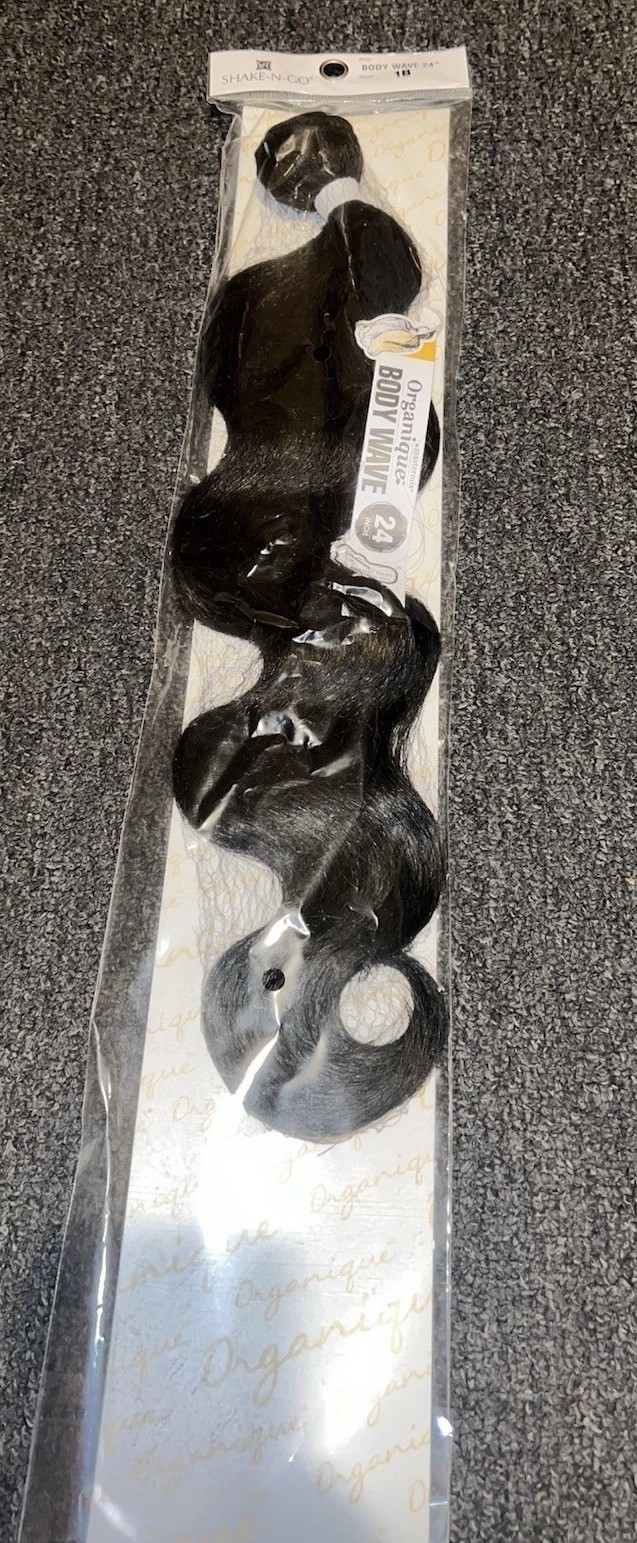 Shake-N-Go ORGANIQUE BODY WAVE 24″ Hair 1B